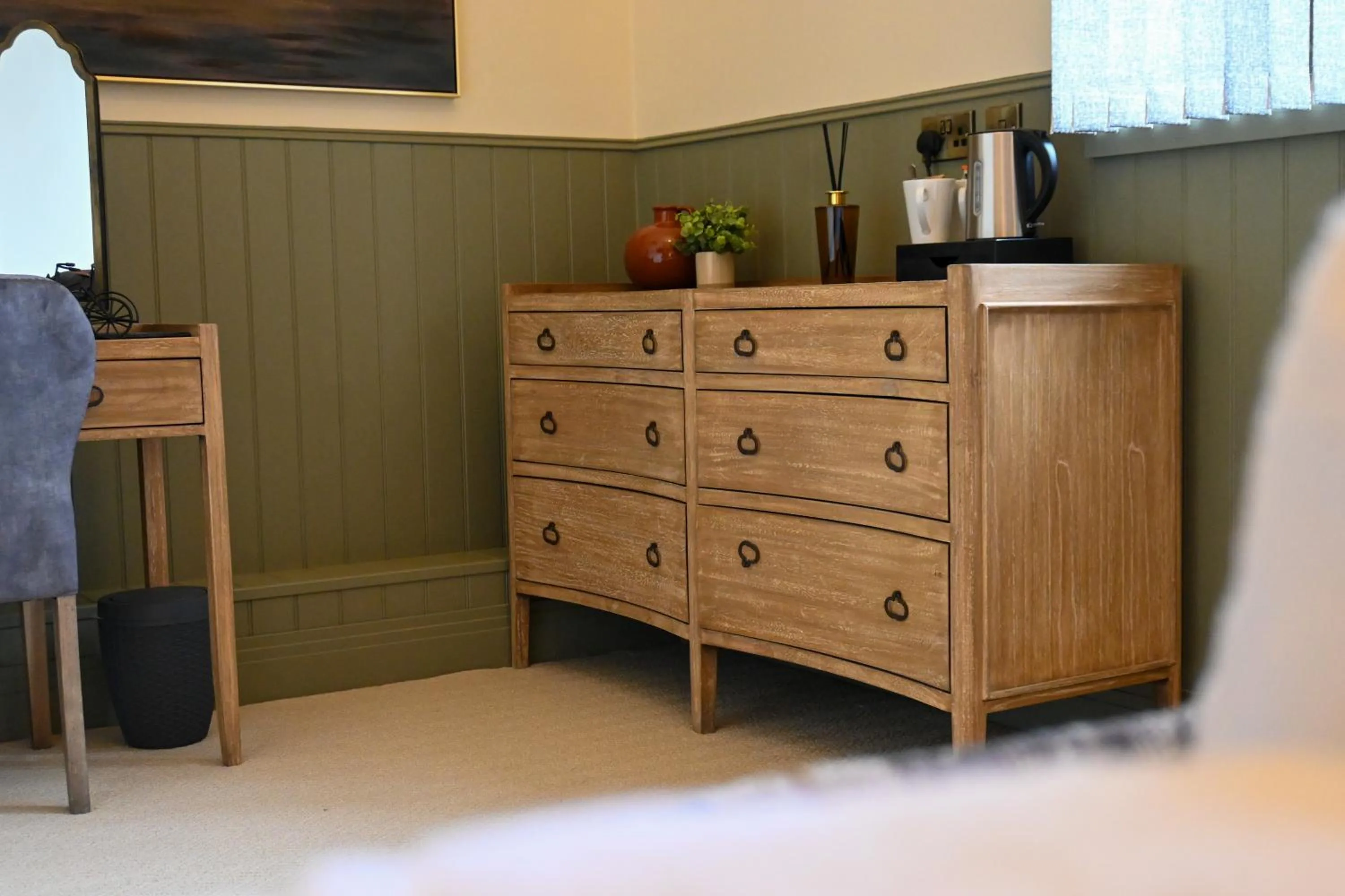 Coffee/tea facilities, Bed in The Apple Inn