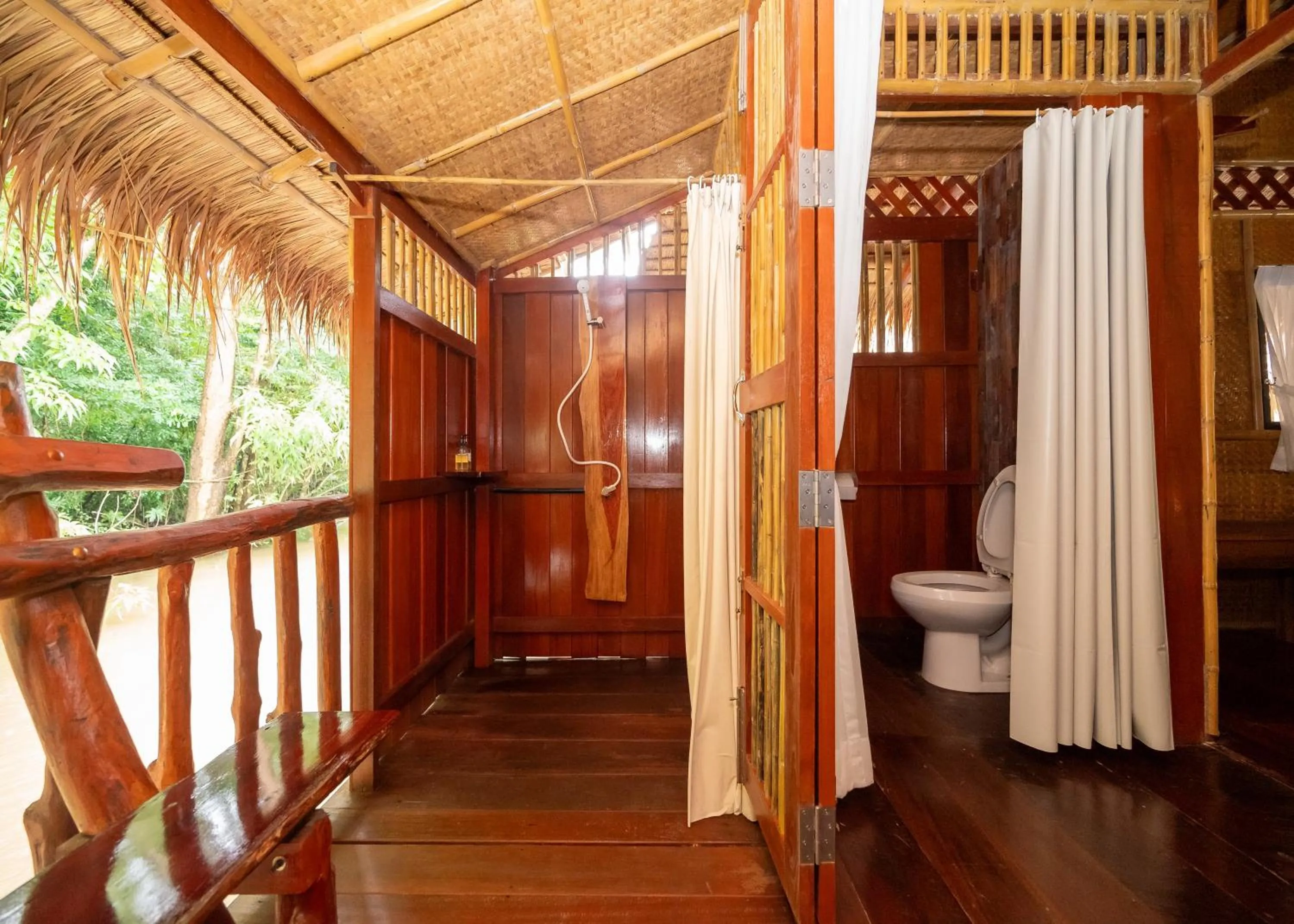 Balcony/Terrace in River Kwai Jungle Rafts