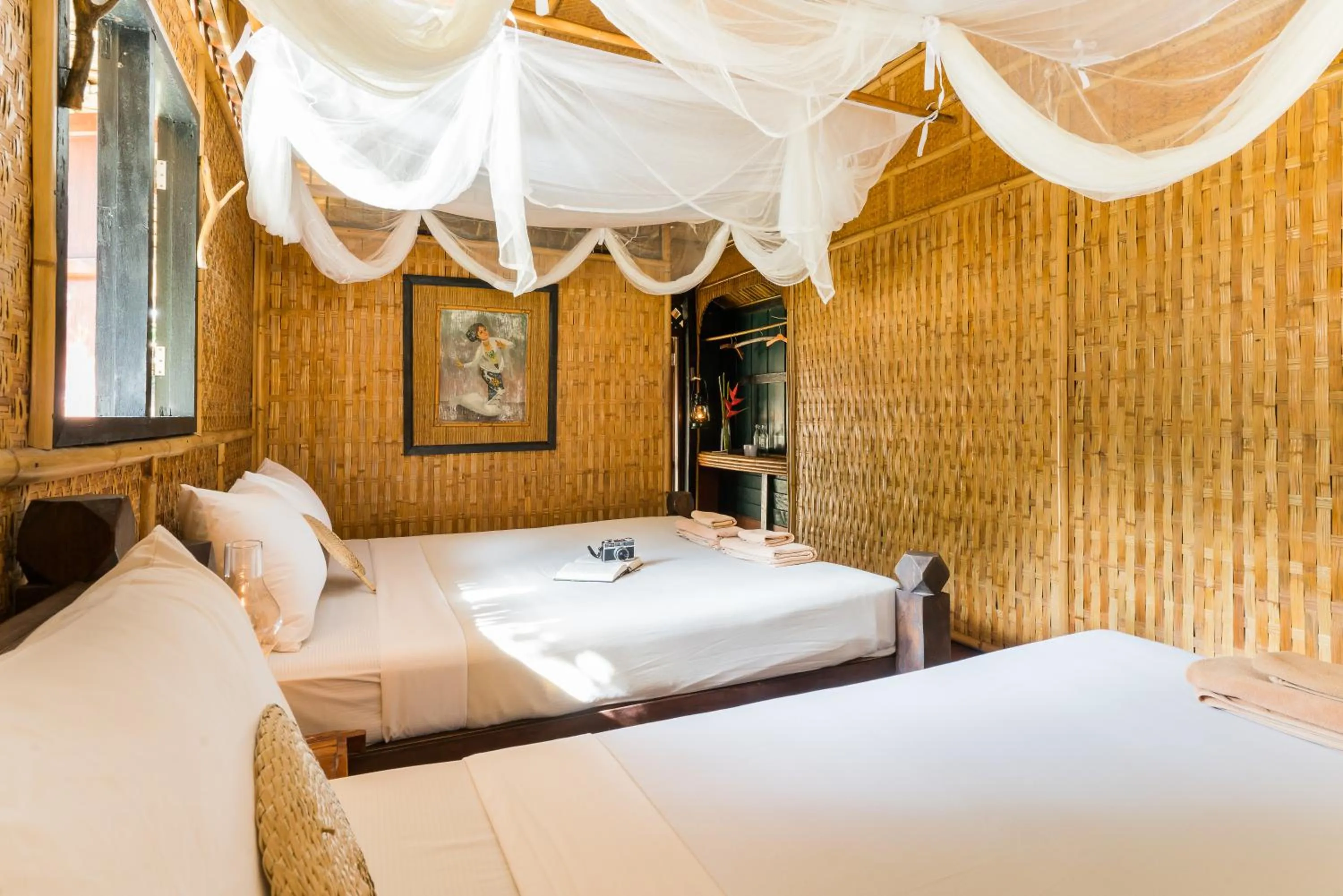 Bed in River Kwai Jungle Rafts