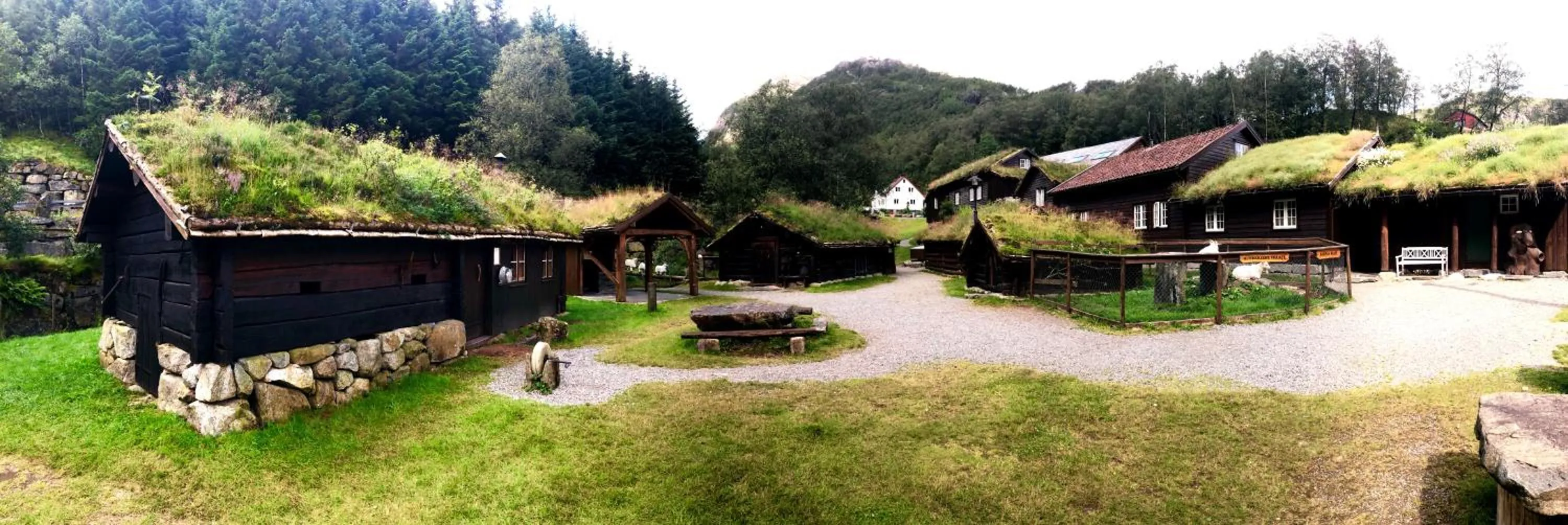 Natural landscape in Byrkjedalstunet Hotell