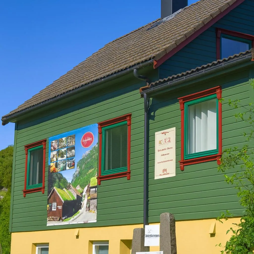 Property building in Byrkjedalstunet Hotell