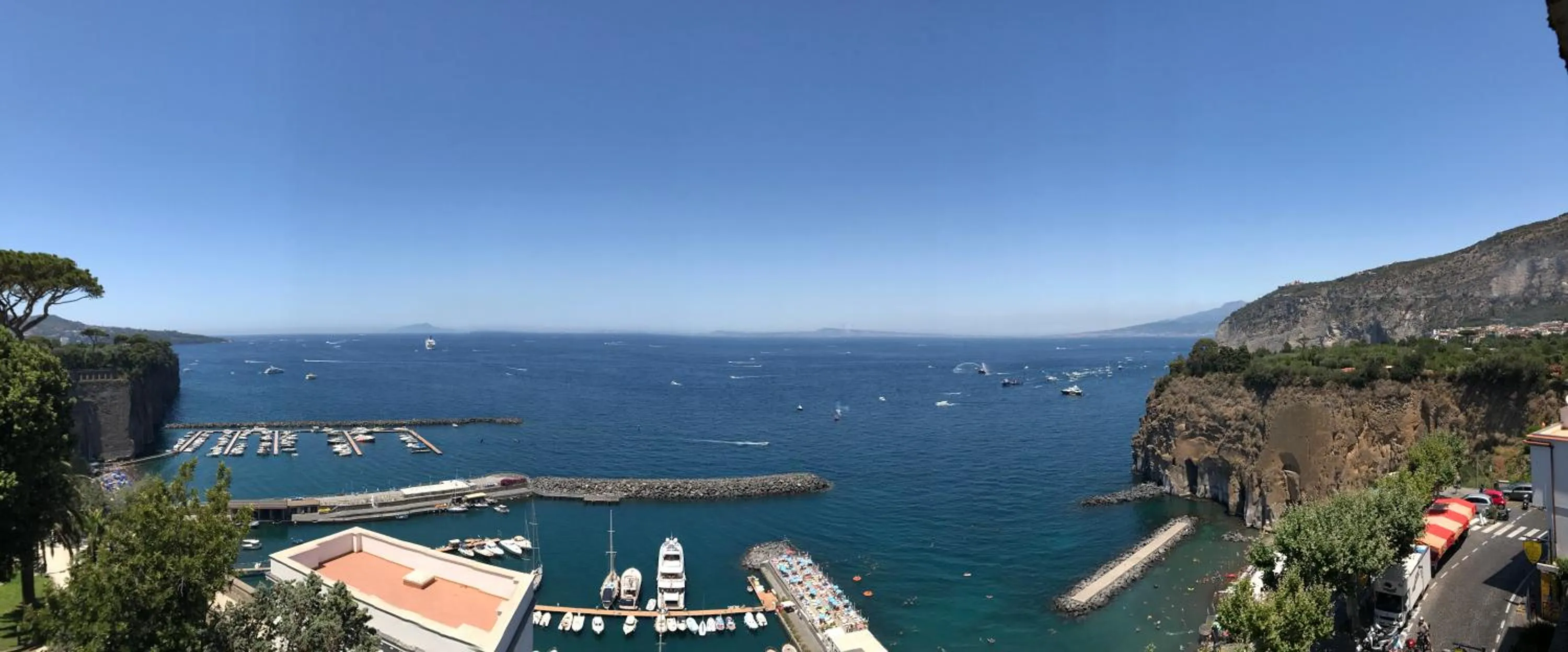 Natural landscape in Hotel Cosmomare