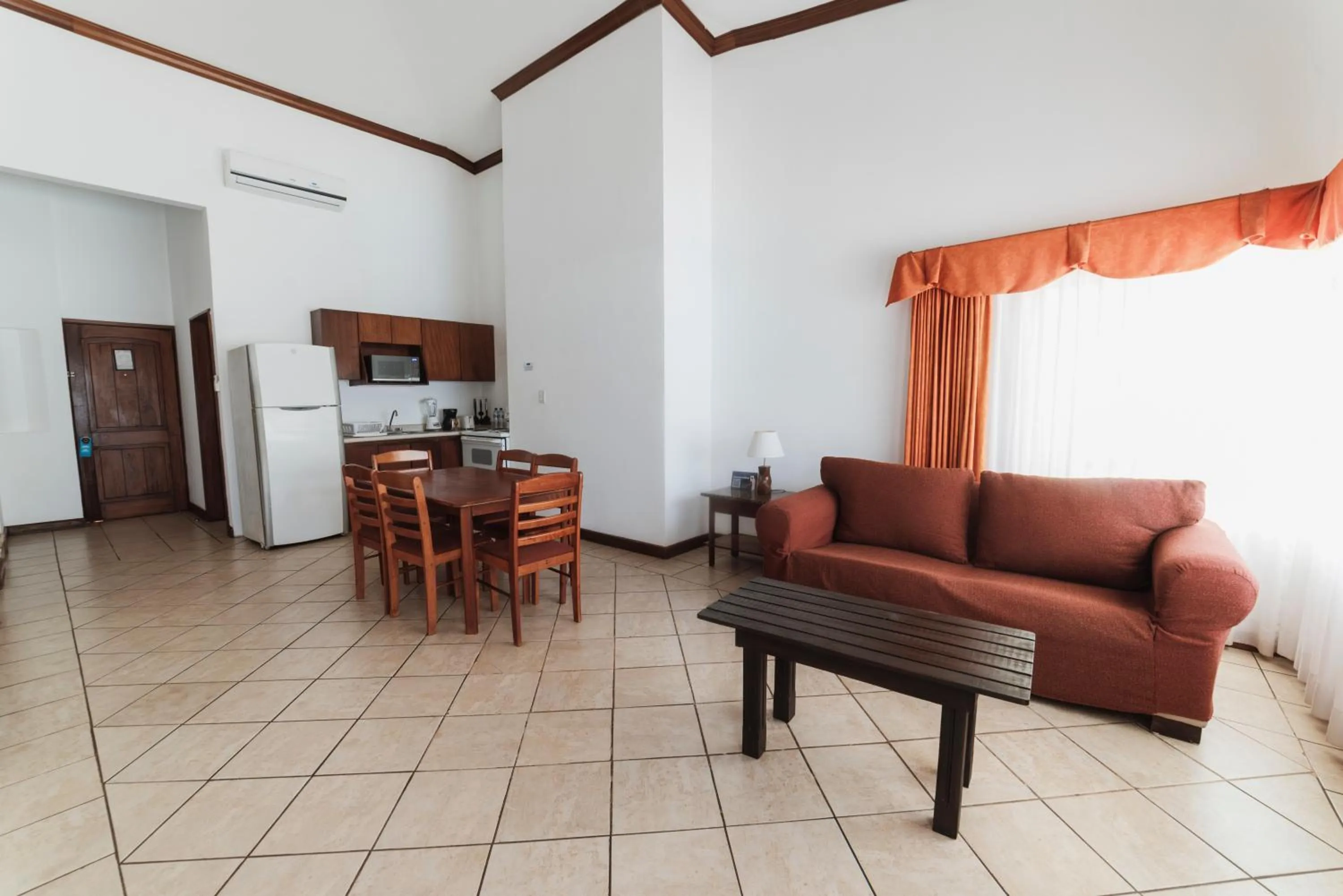 Seating area in Hotel Cayman Suites