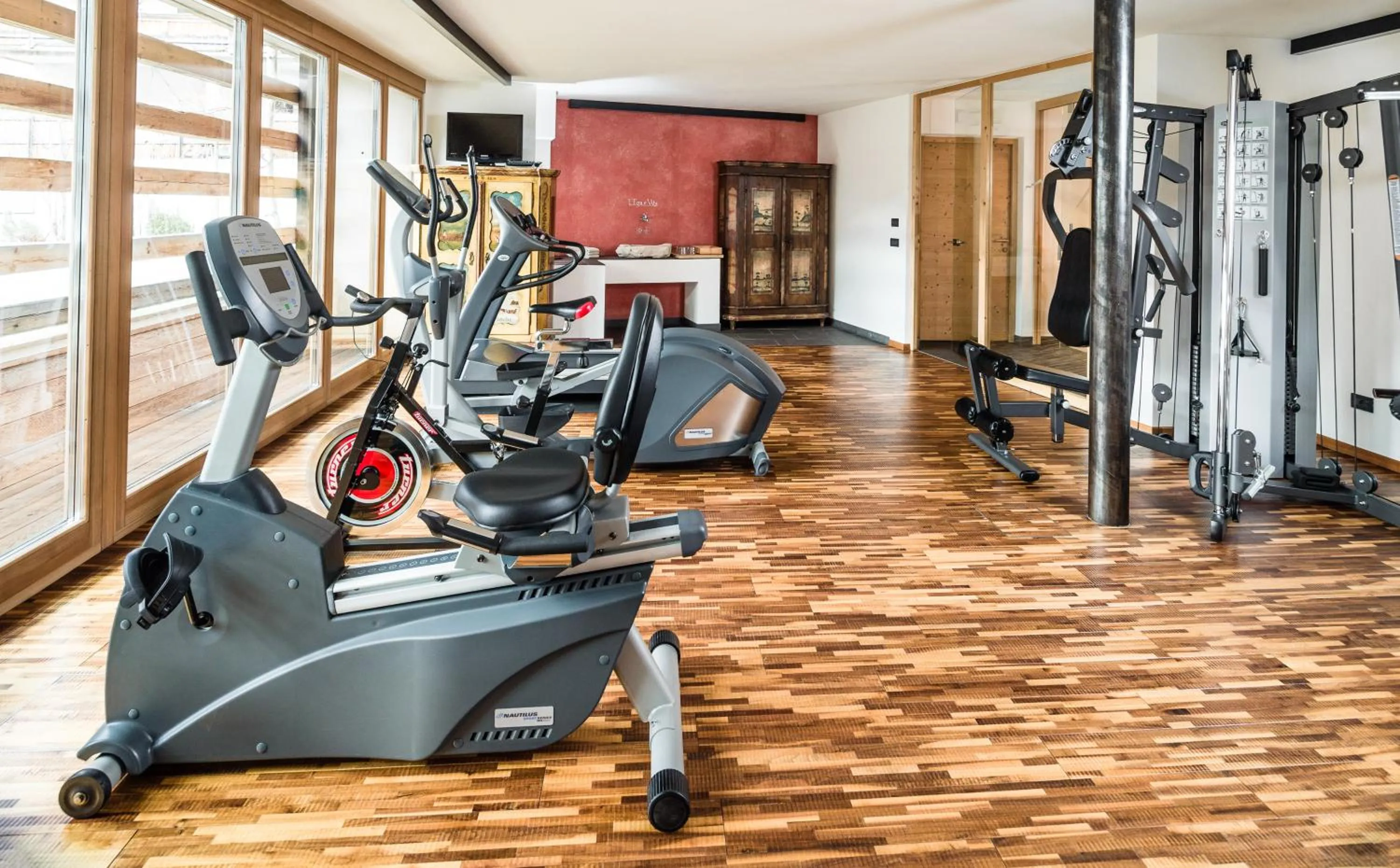 Fitness centre/facilities in Lagació Hotel Mountain Residence