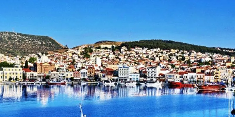 City view in Lesvion Hotel