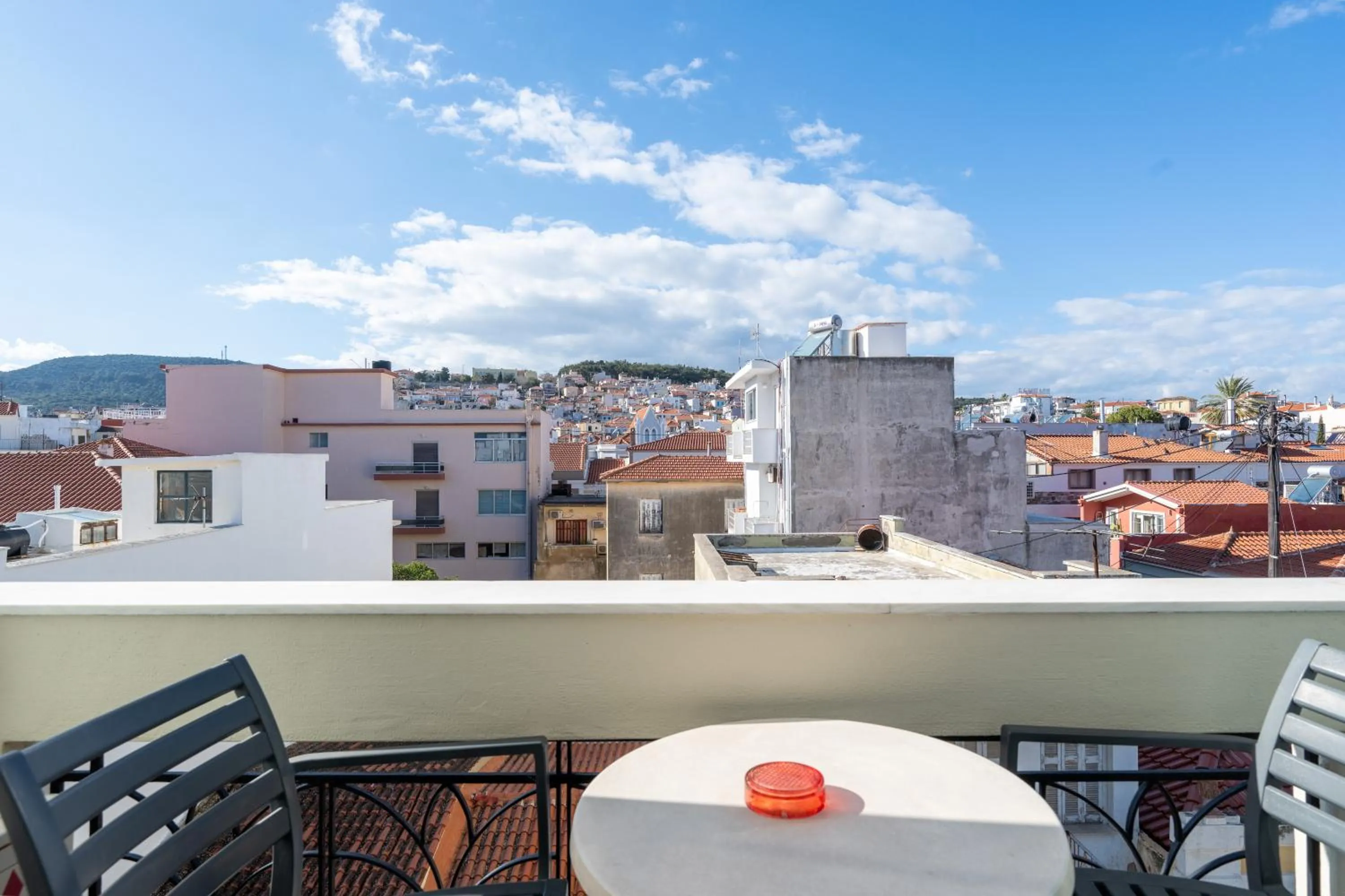Balcony/Terrace in Lesvion Hotel