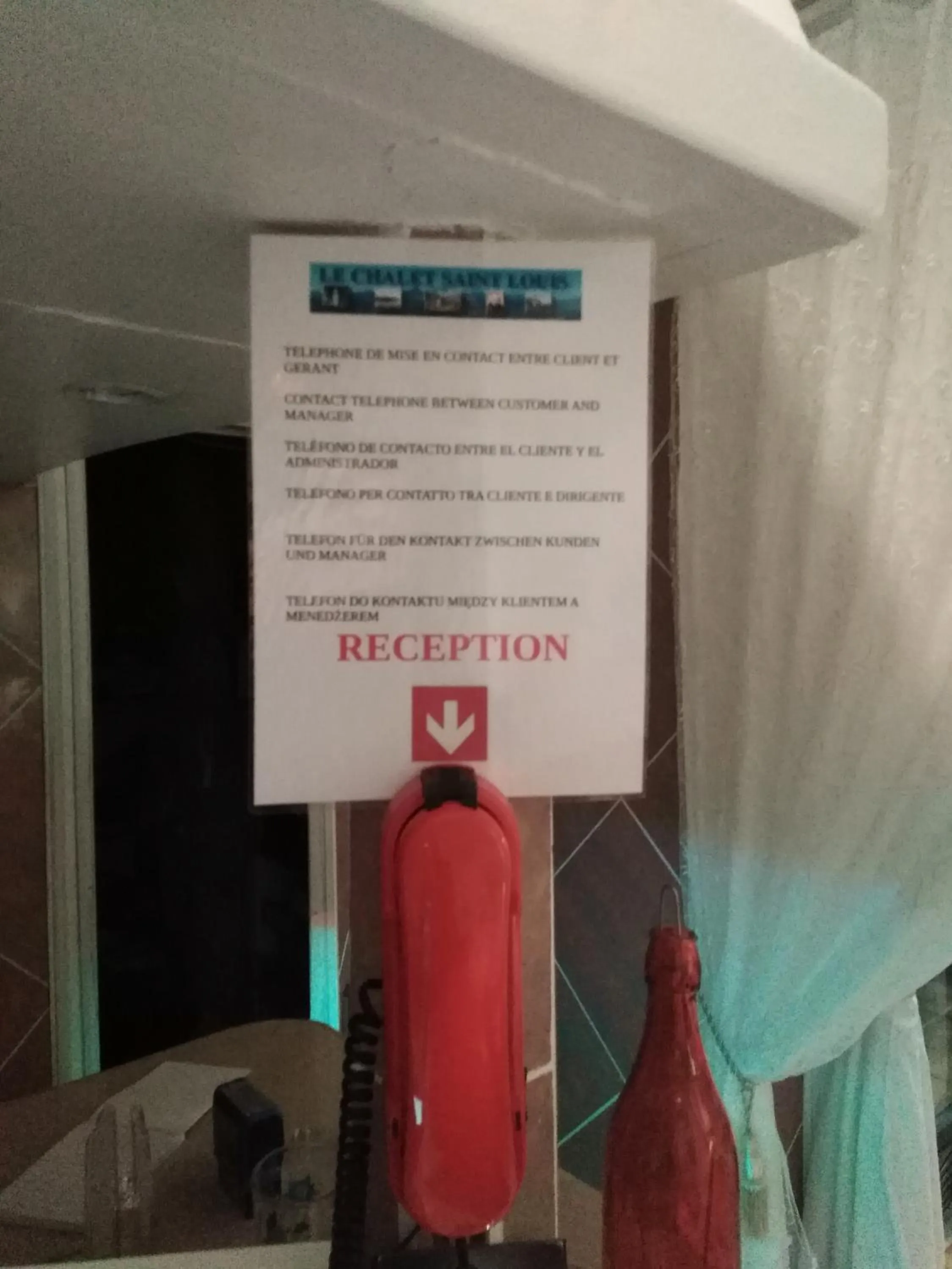 Lobby or reception in Chalet Saint Louis