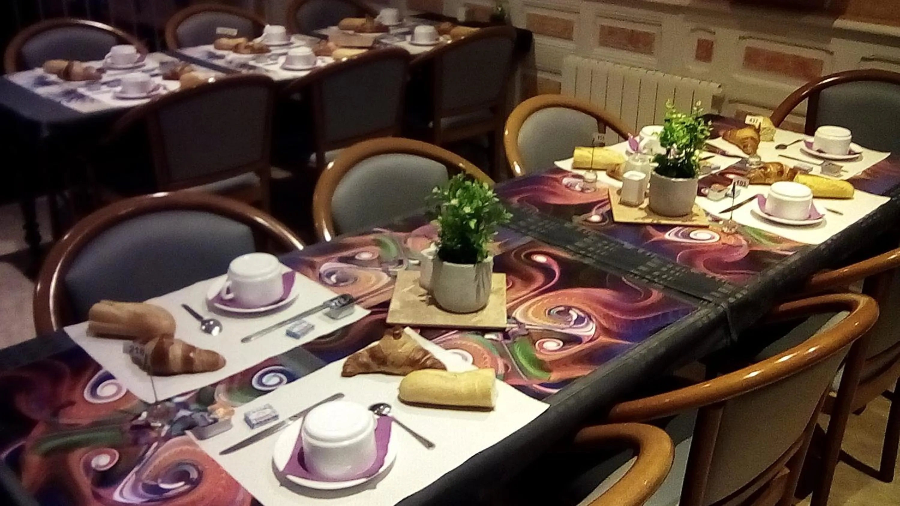 Continental breakfast in Chalet Saint Louis