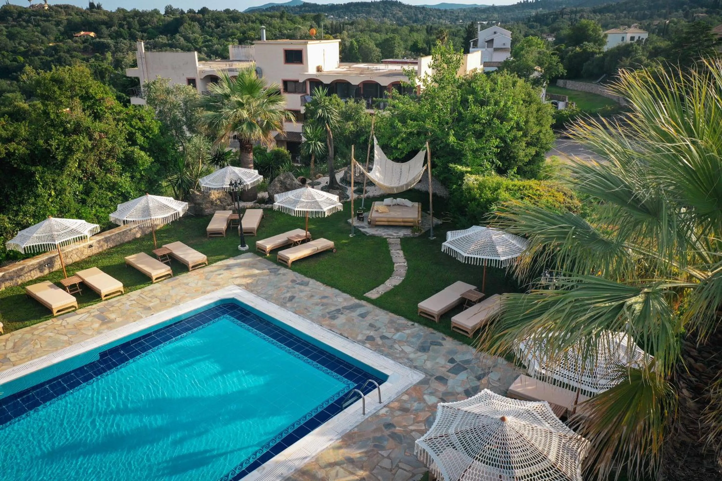 Pool view in Panorama Hideaway