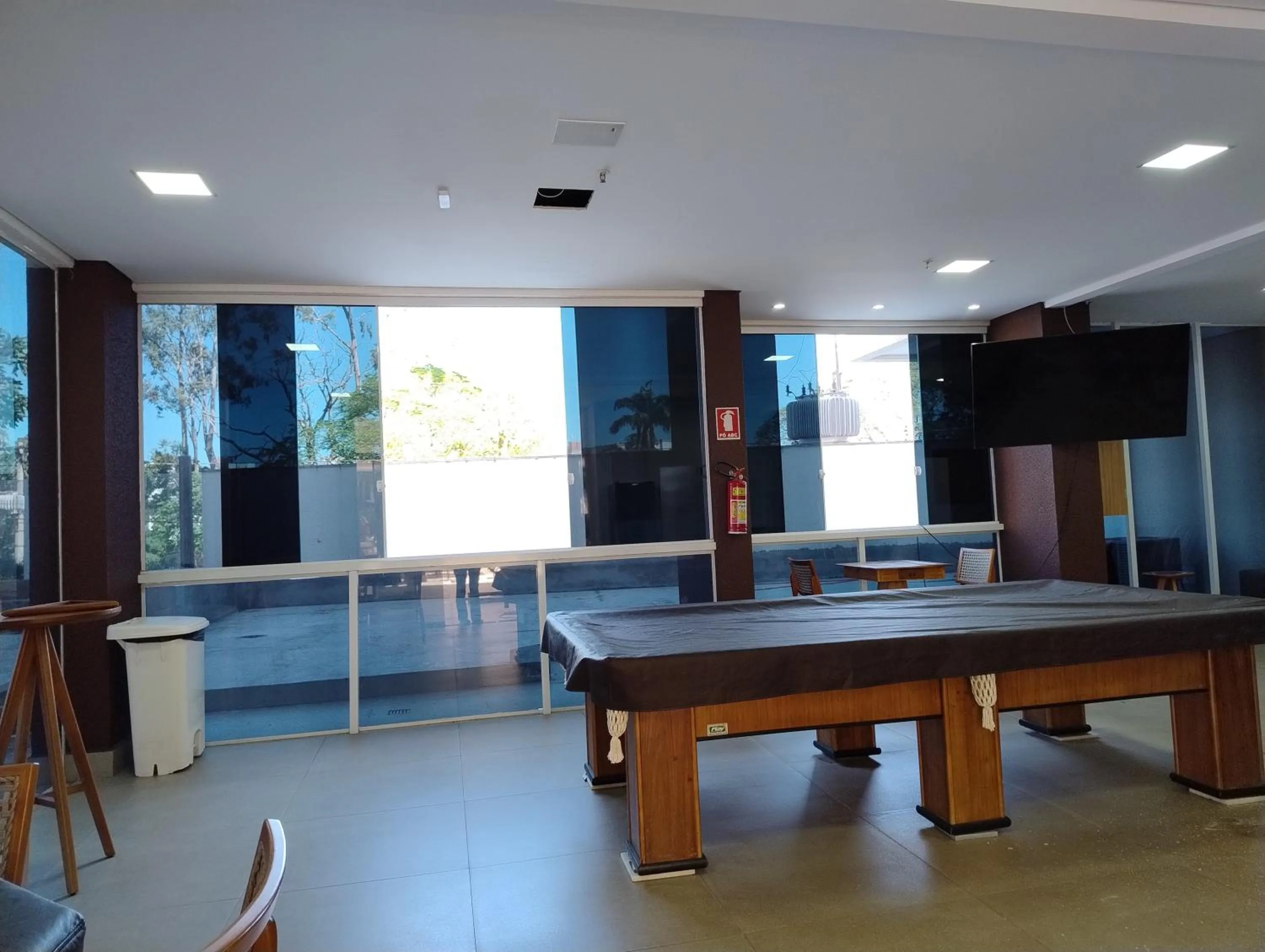 Game Room in Casa da Madeira Caldas Novas - ACHEI FERIAS - Com Roupa de Cama