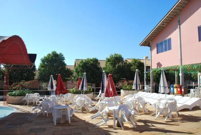 Communal lounge/ TV room in diRoma Fiori Caldas Novas - ACHEI FERIAS - Com Roupa de Cama