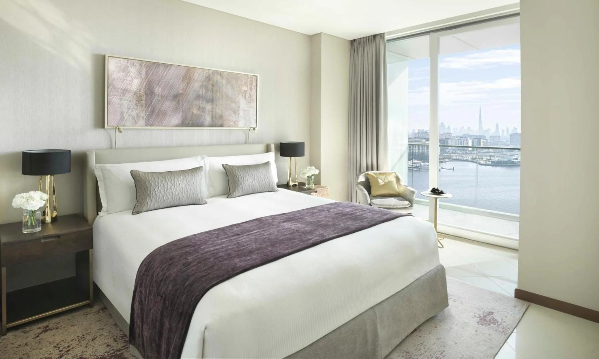 Bedroom, Bed in InterContinental Residence Suites Dubai Festival City by IHG
