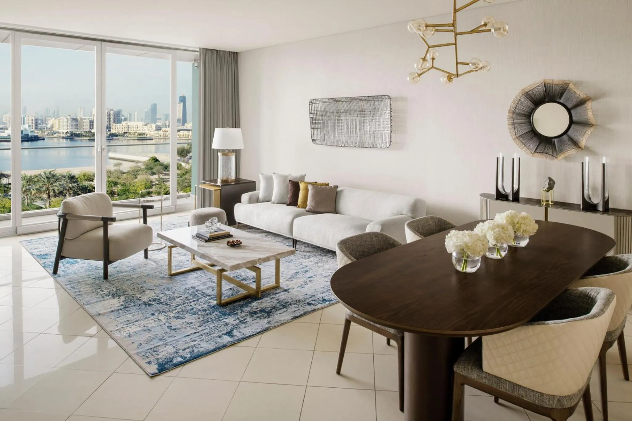 Photo of the whole room in InterContinental Residence Suites Dubai Festival City by IHG