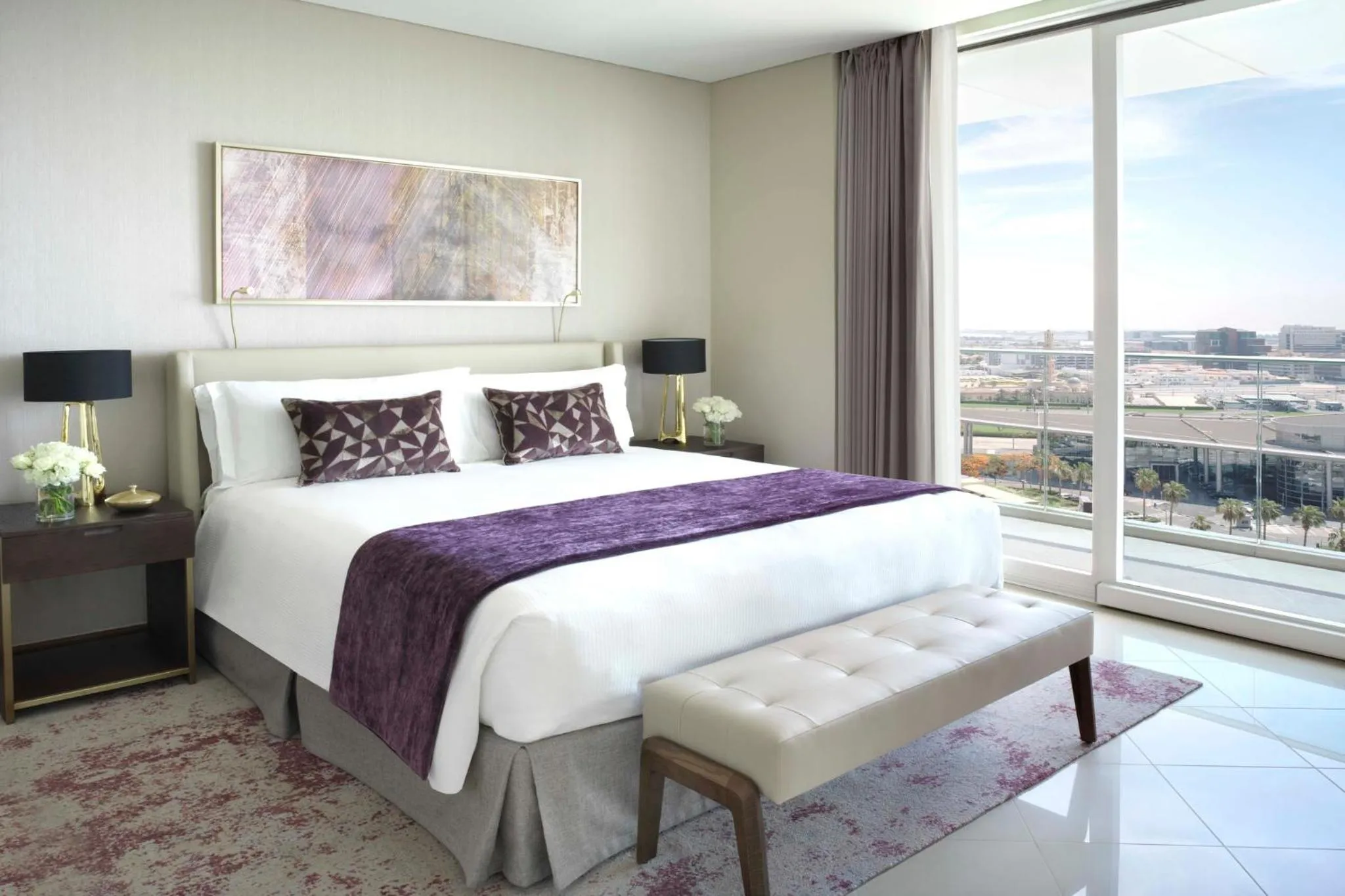 Bedroom, Bed in InterContinental Residence Suites Dubai Festival City by IHG