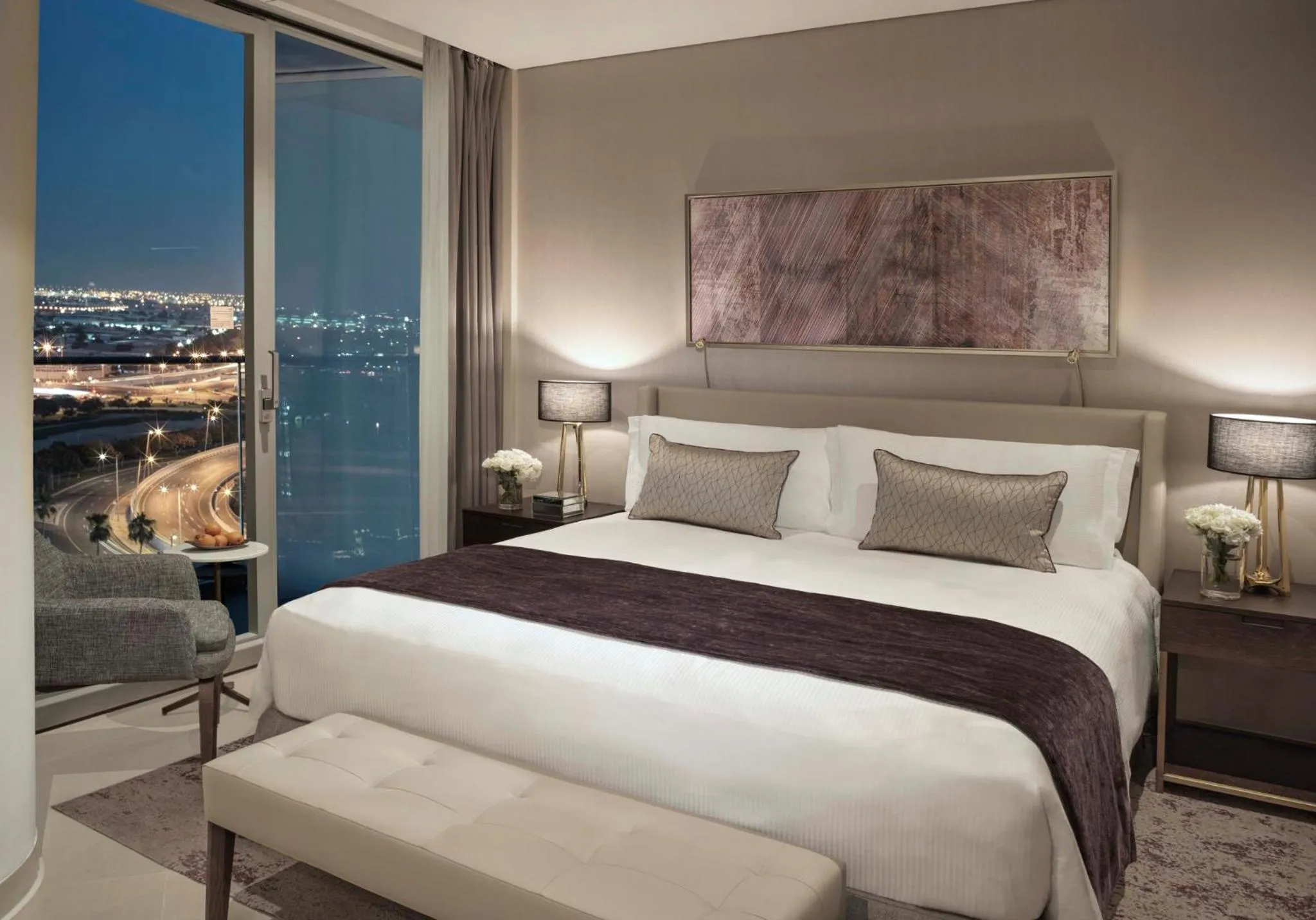 Bedroom, Bed in InterContinental Residence Suites Dubai Festival City by IHG