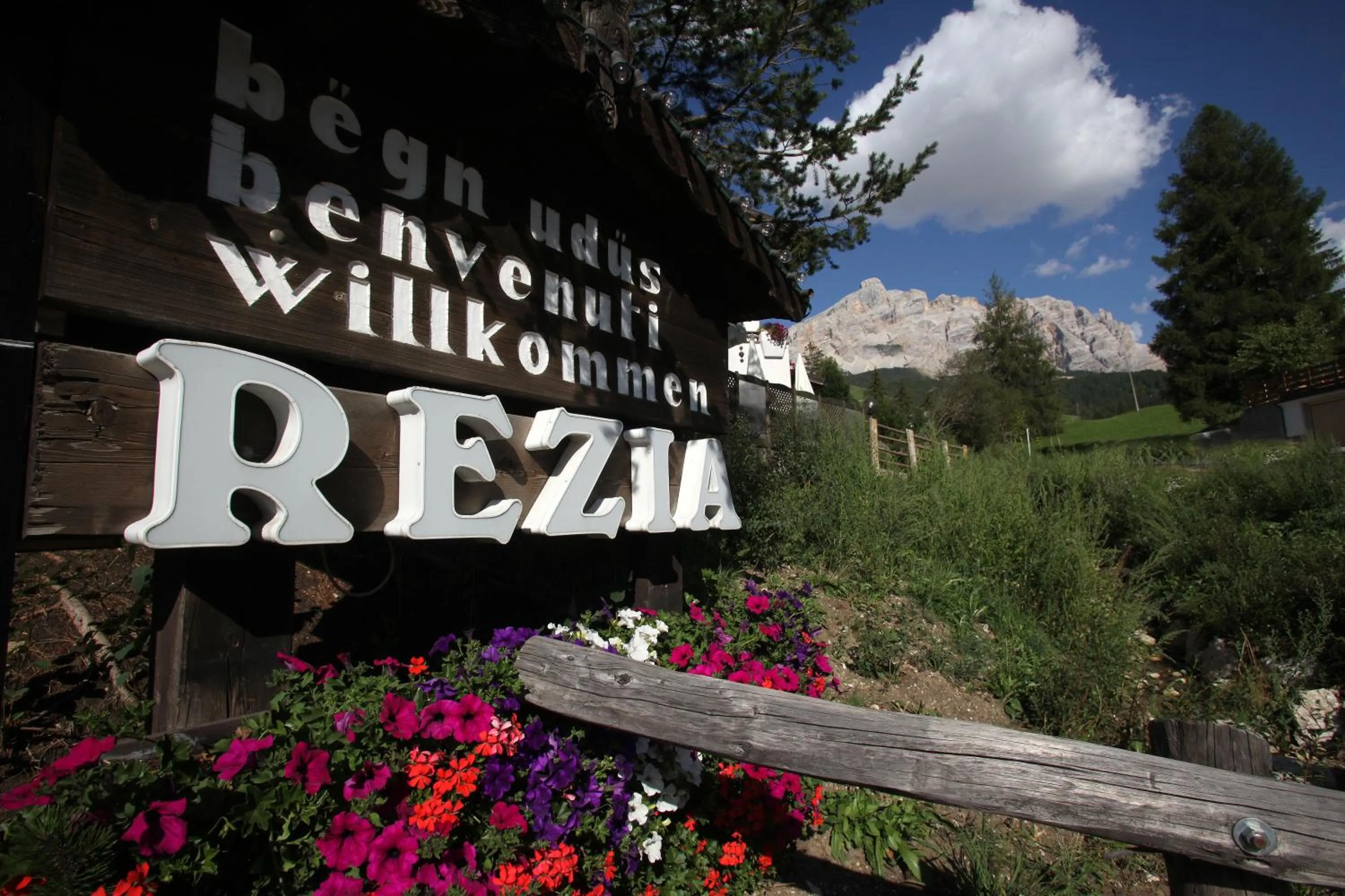 Facade/entrance in Hotel Rezia