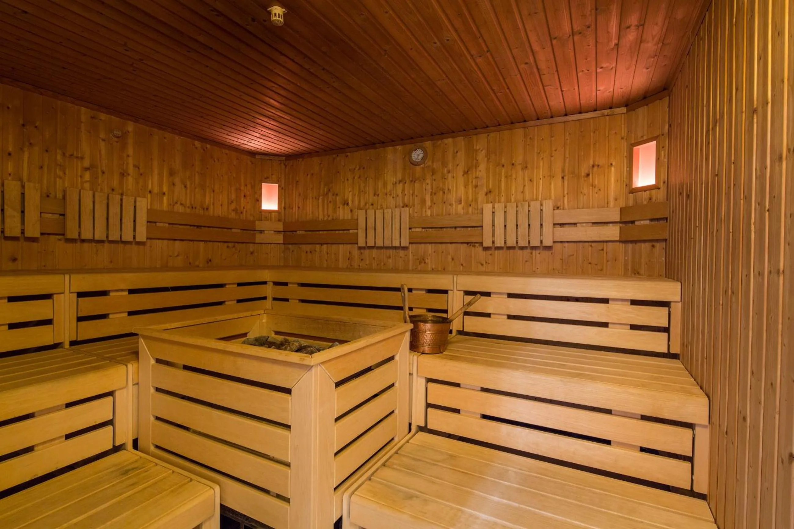 Sauna in Hotel Rezia