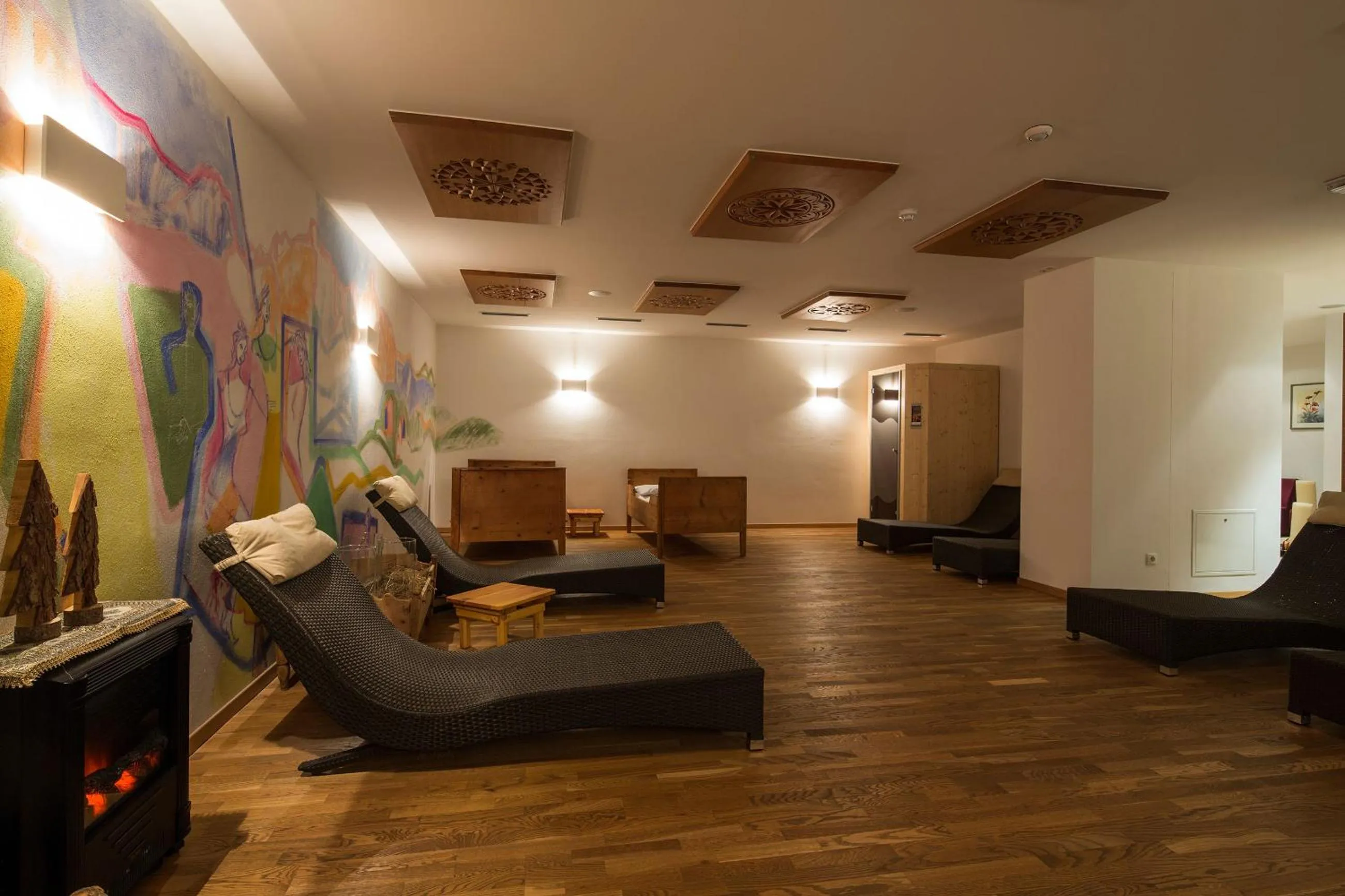 Sauna in Hotel Rezia