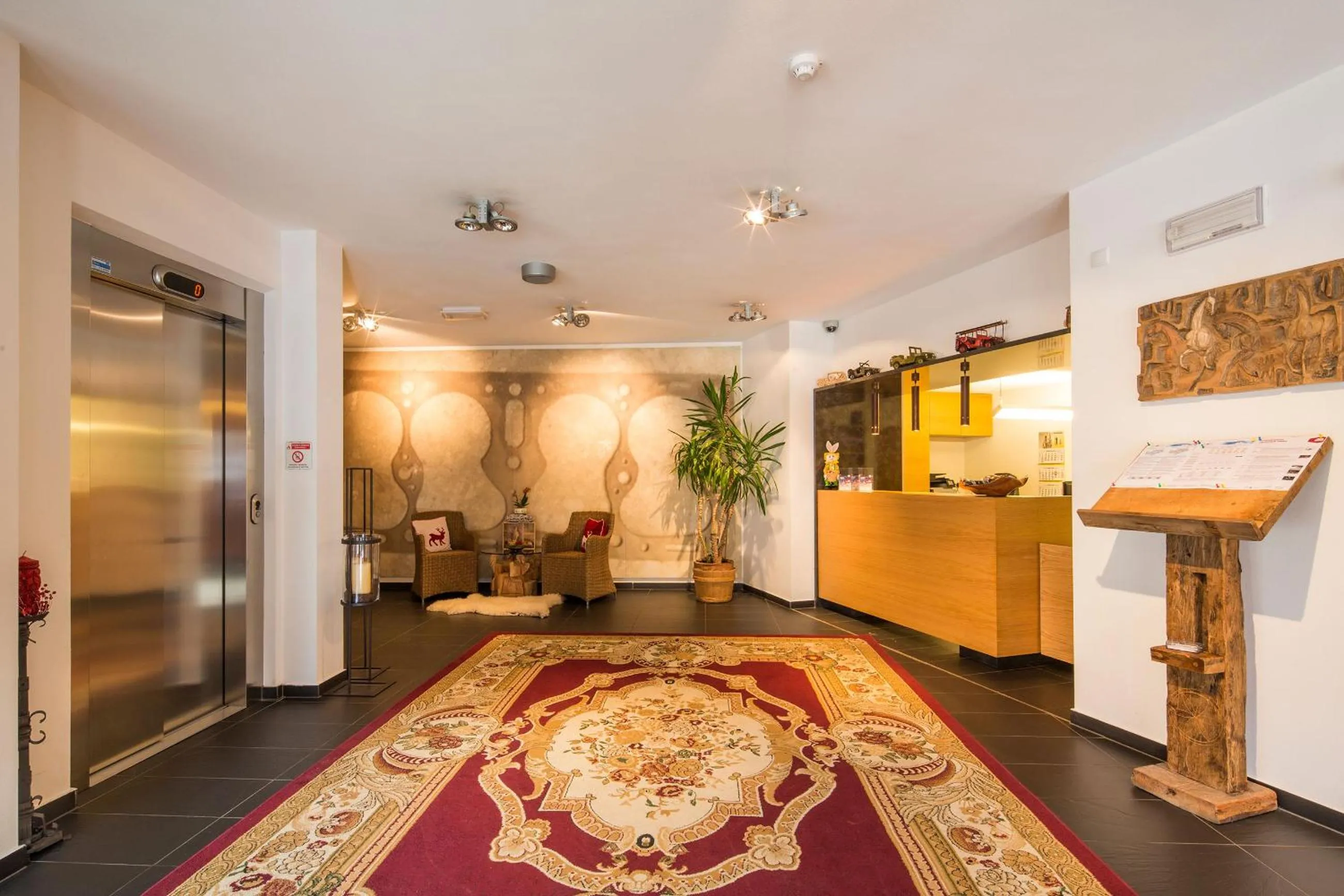 Lobby or reception in Hotel Rezia