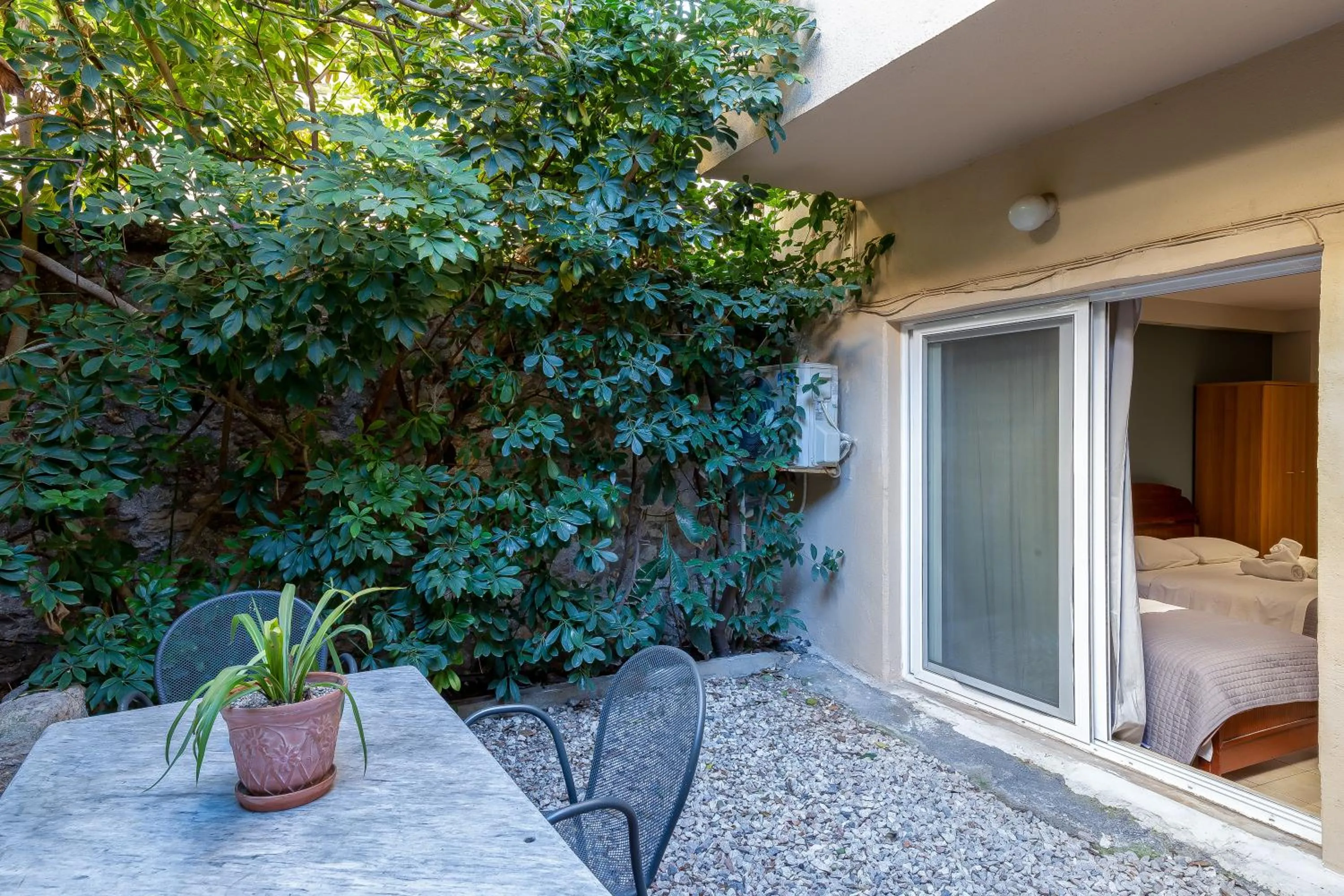 Garden in Hotel Byron