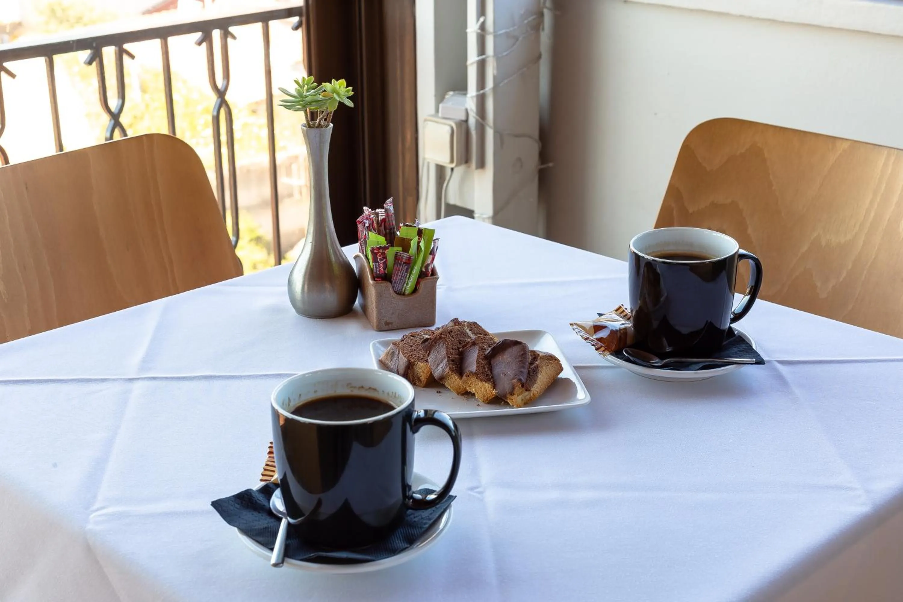 Coffee/tea facilities in Hotel Byron