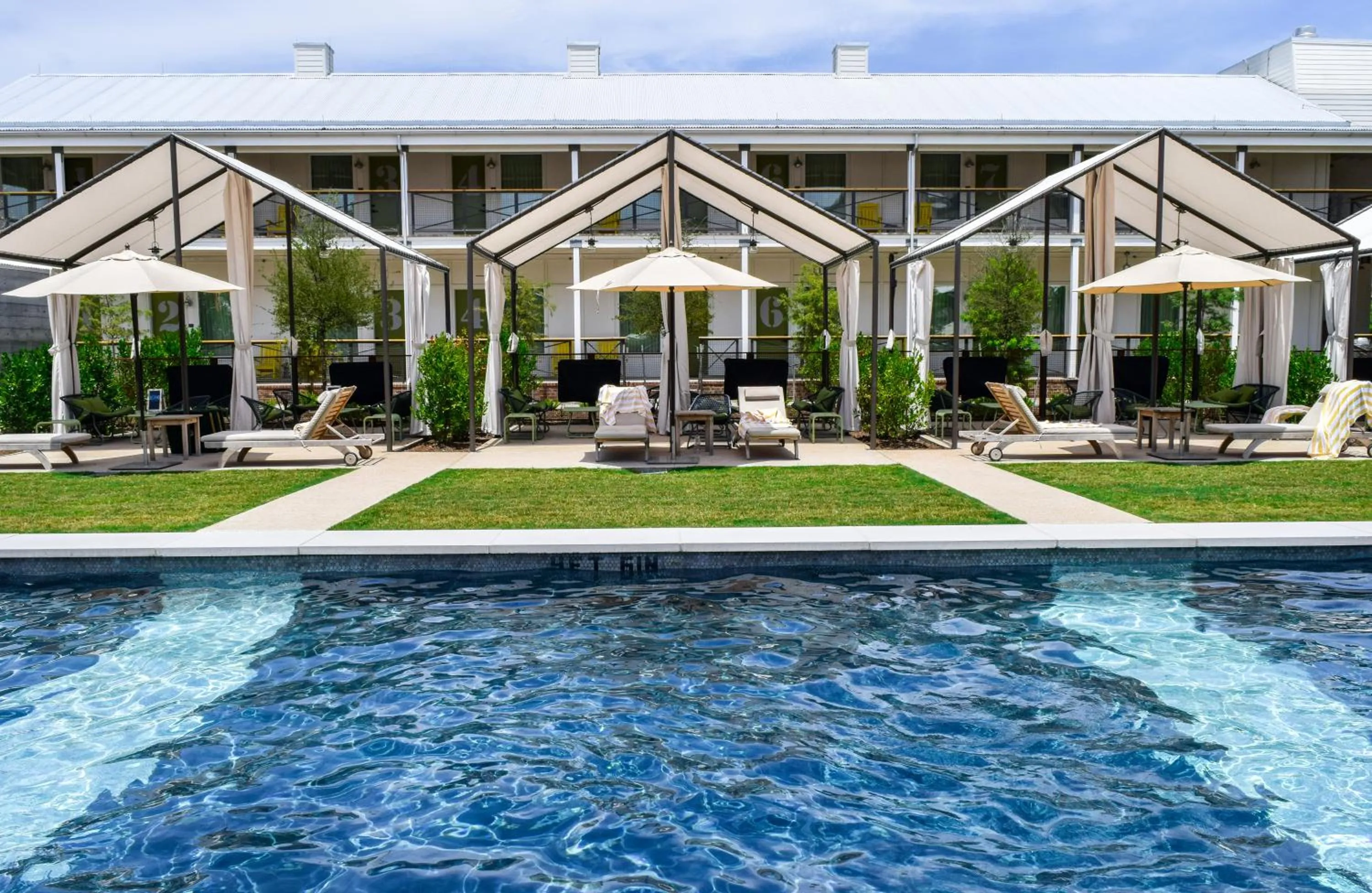 Pool view in Cavalry Court, by Valencia Hotel Collection