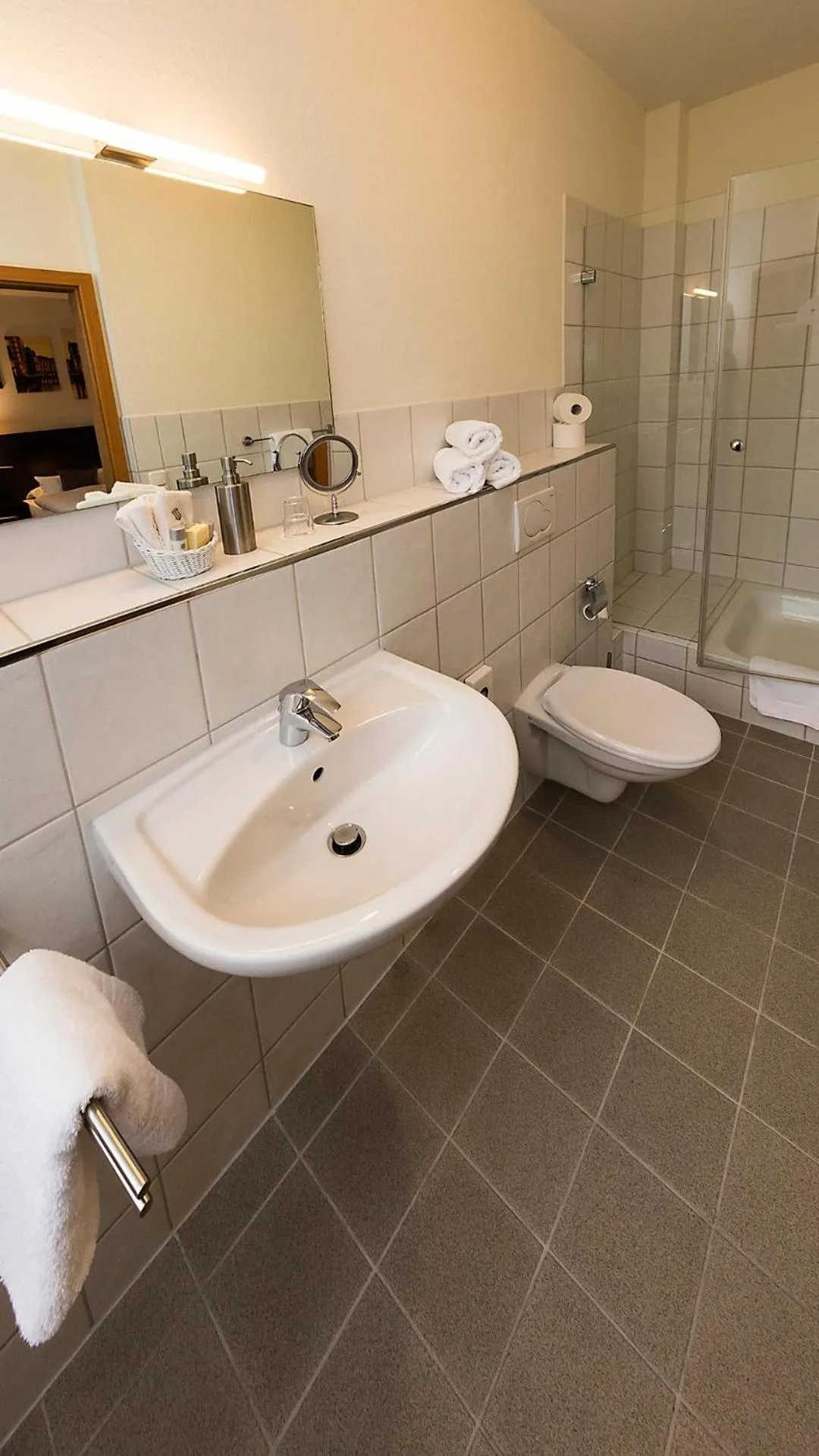 Bathroom in Hotel Cristobal