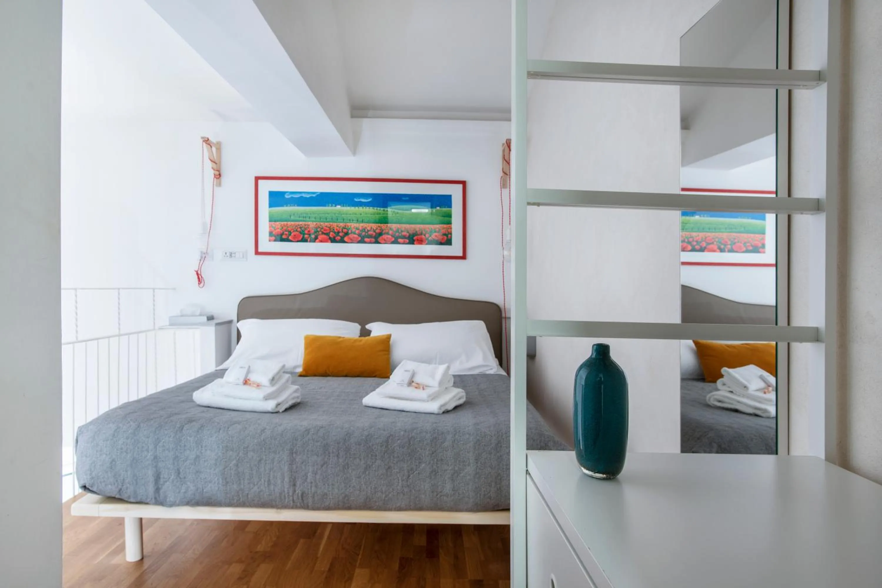 Bed in Argentina apartment Roof View