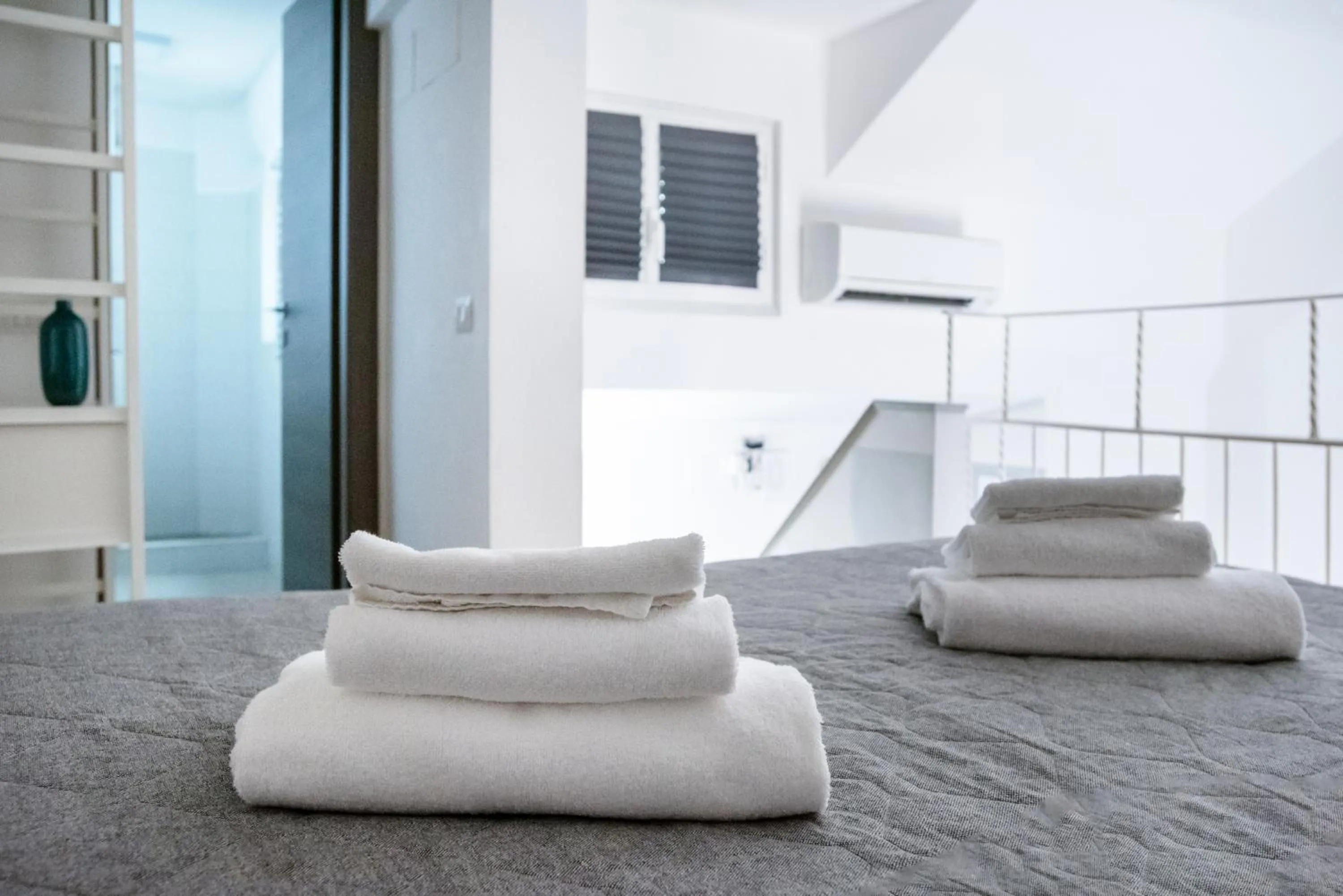 towels, Bed in Argentina apartment Roof View