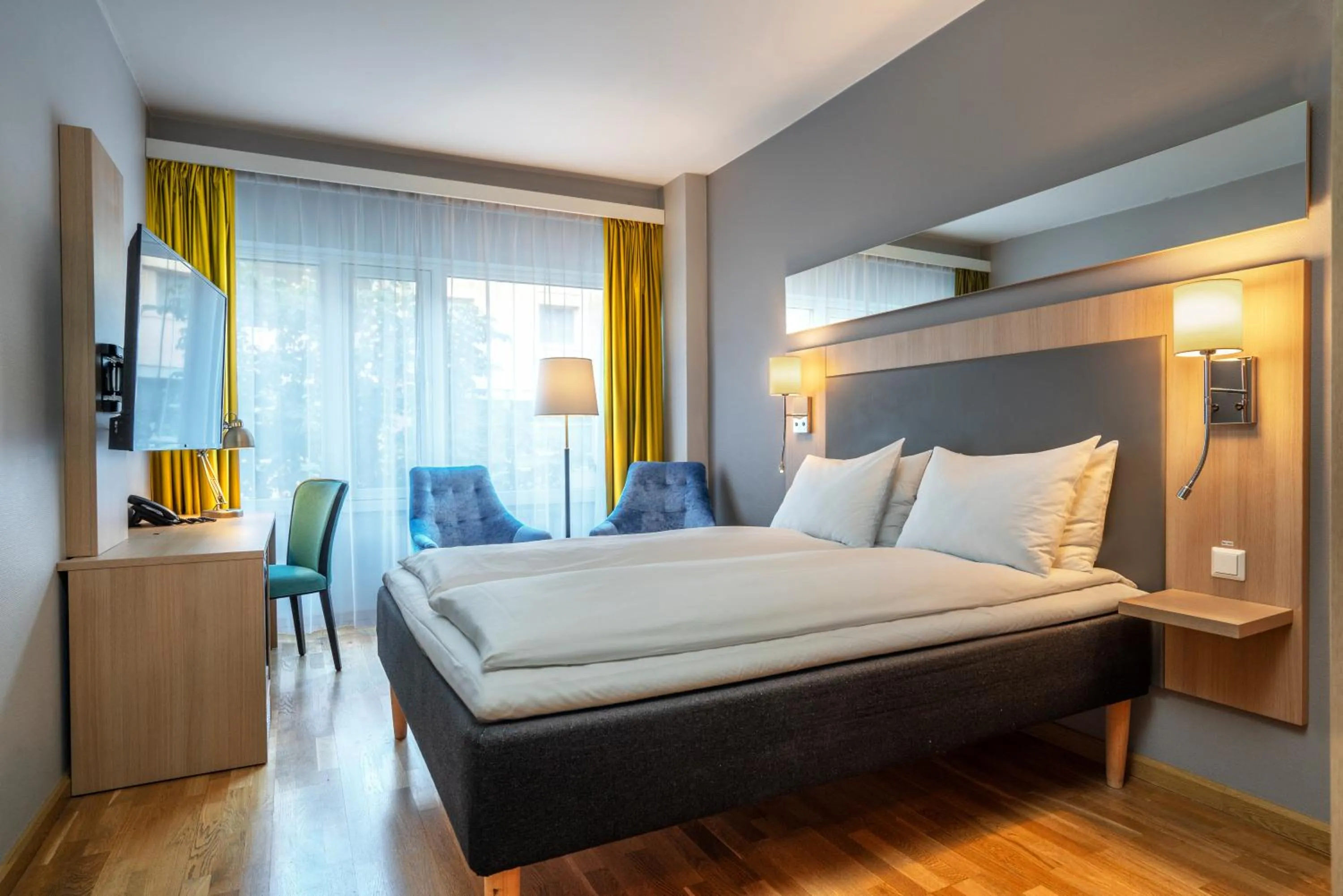 Bed in Thon Hotel Lillestrøm