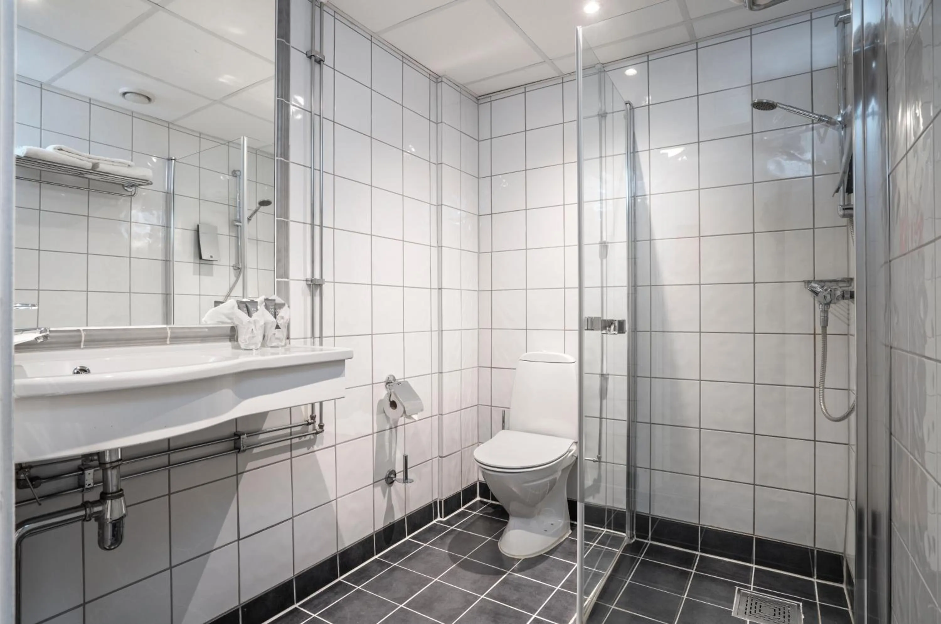 Shower in Thon Hotel Lillestrøm