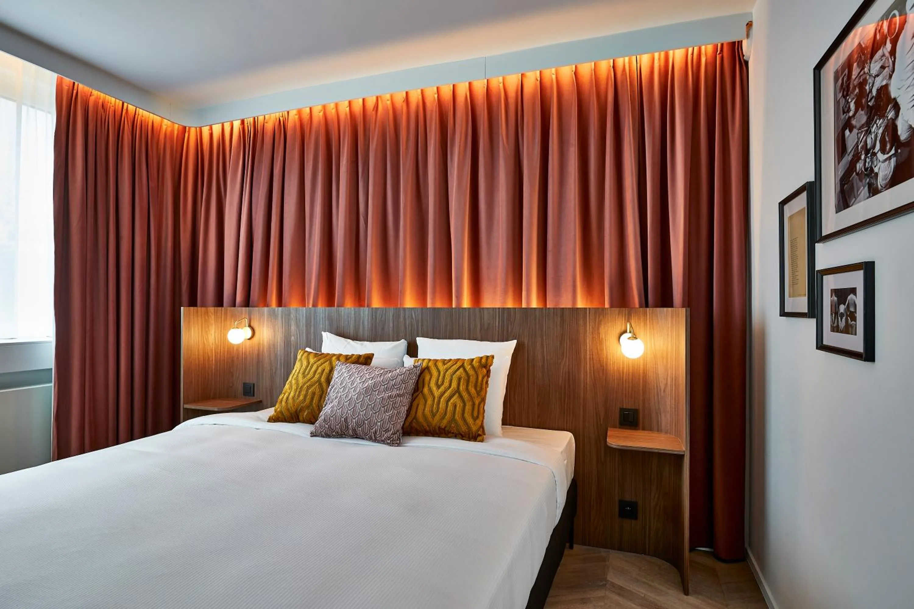 Bedroom, Bed in The Scott Hotel Brussels