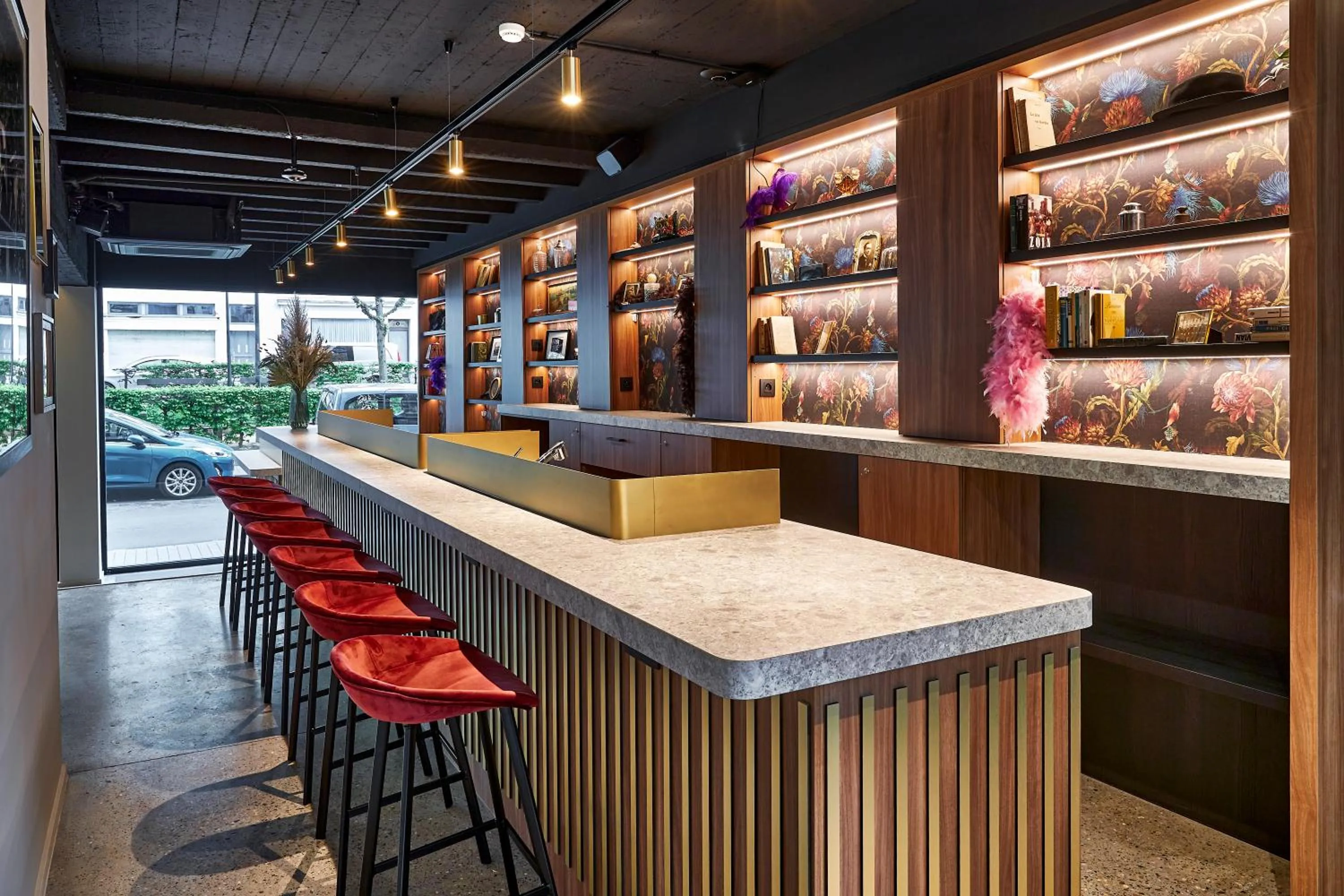 Lounge or bar in The Scott Hotel Brussels