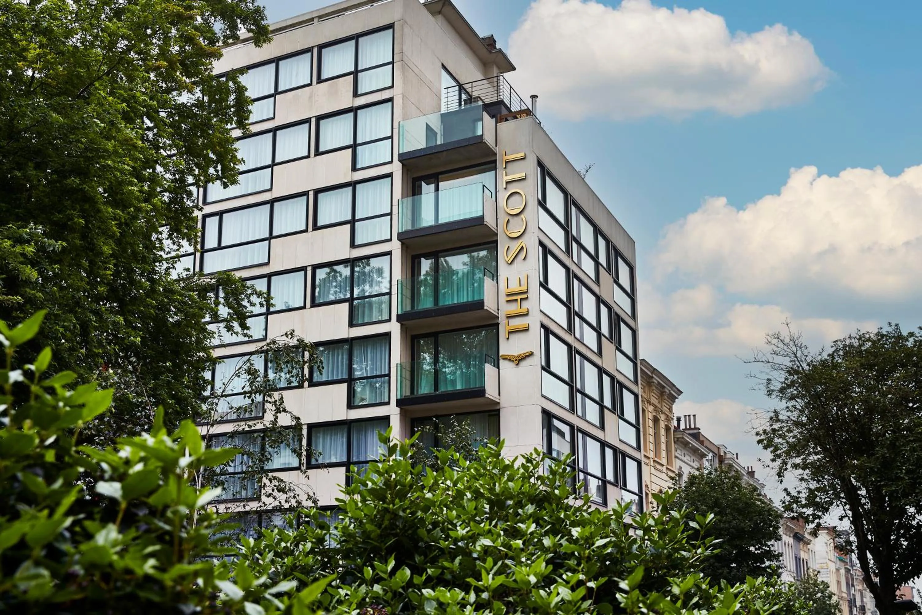 Facade/entrance in The Scott Hotel Brussels