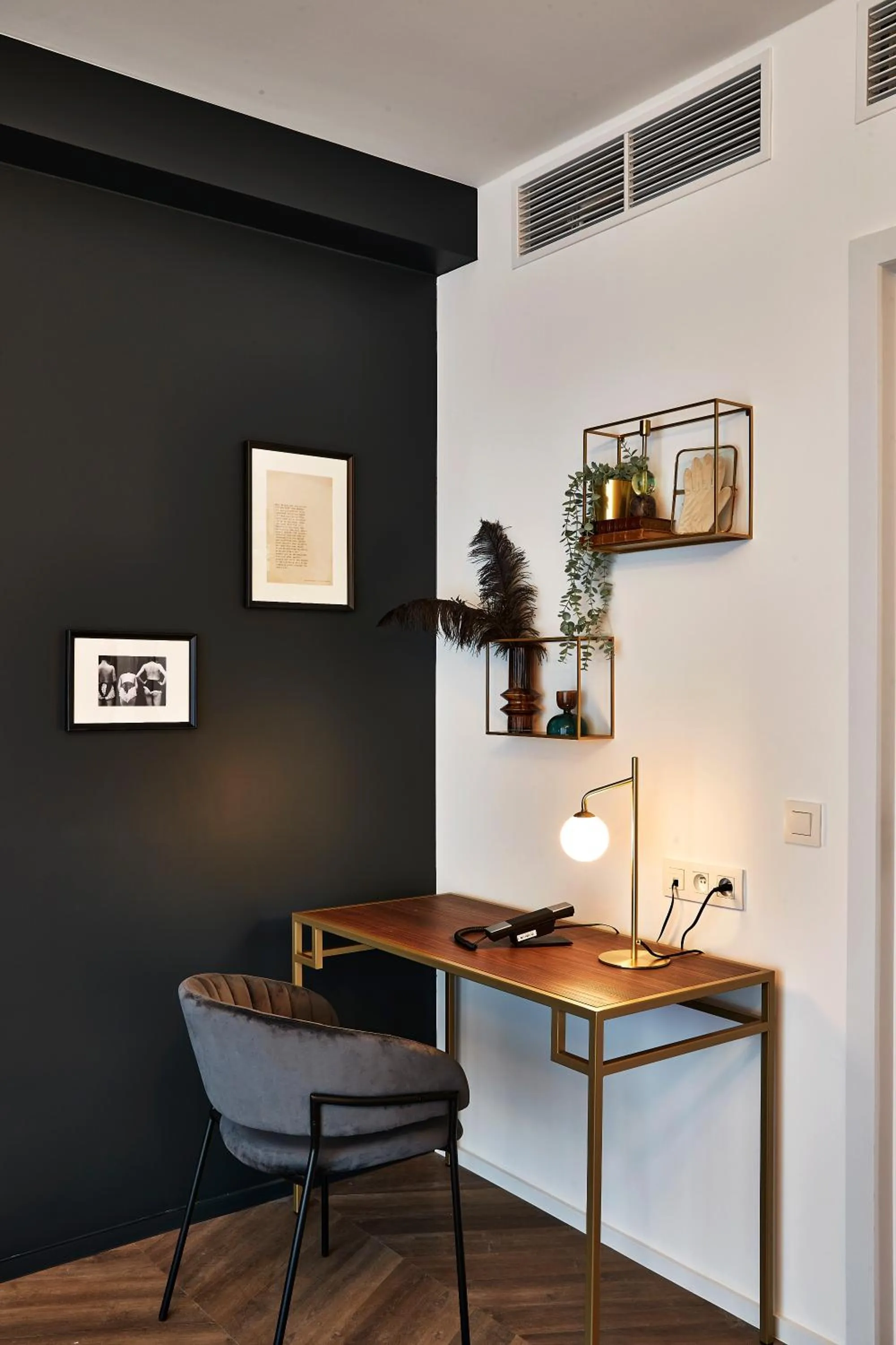 Bedroom in The Scott Hotel Brussels