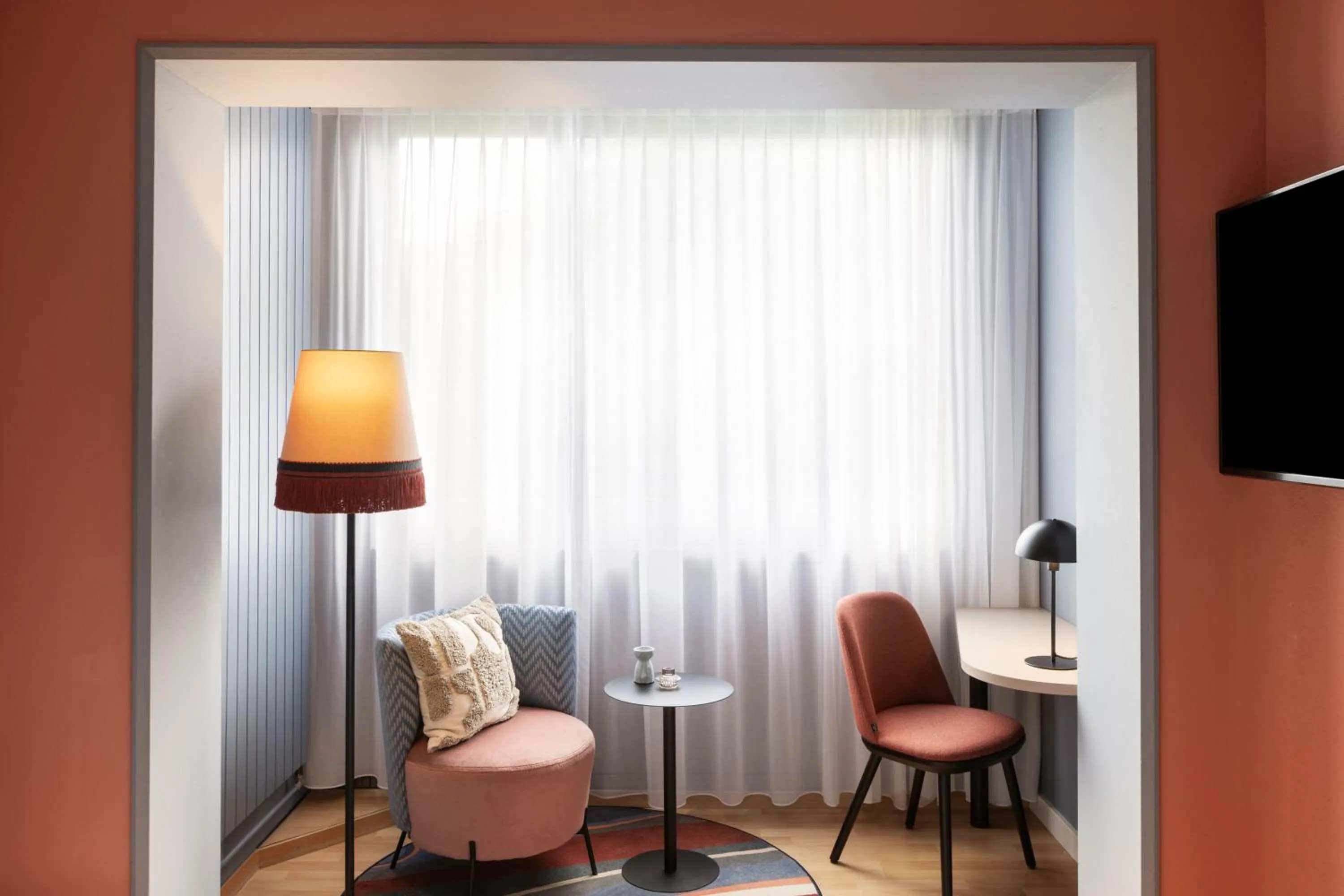 Seating area in Hotel La Pergola