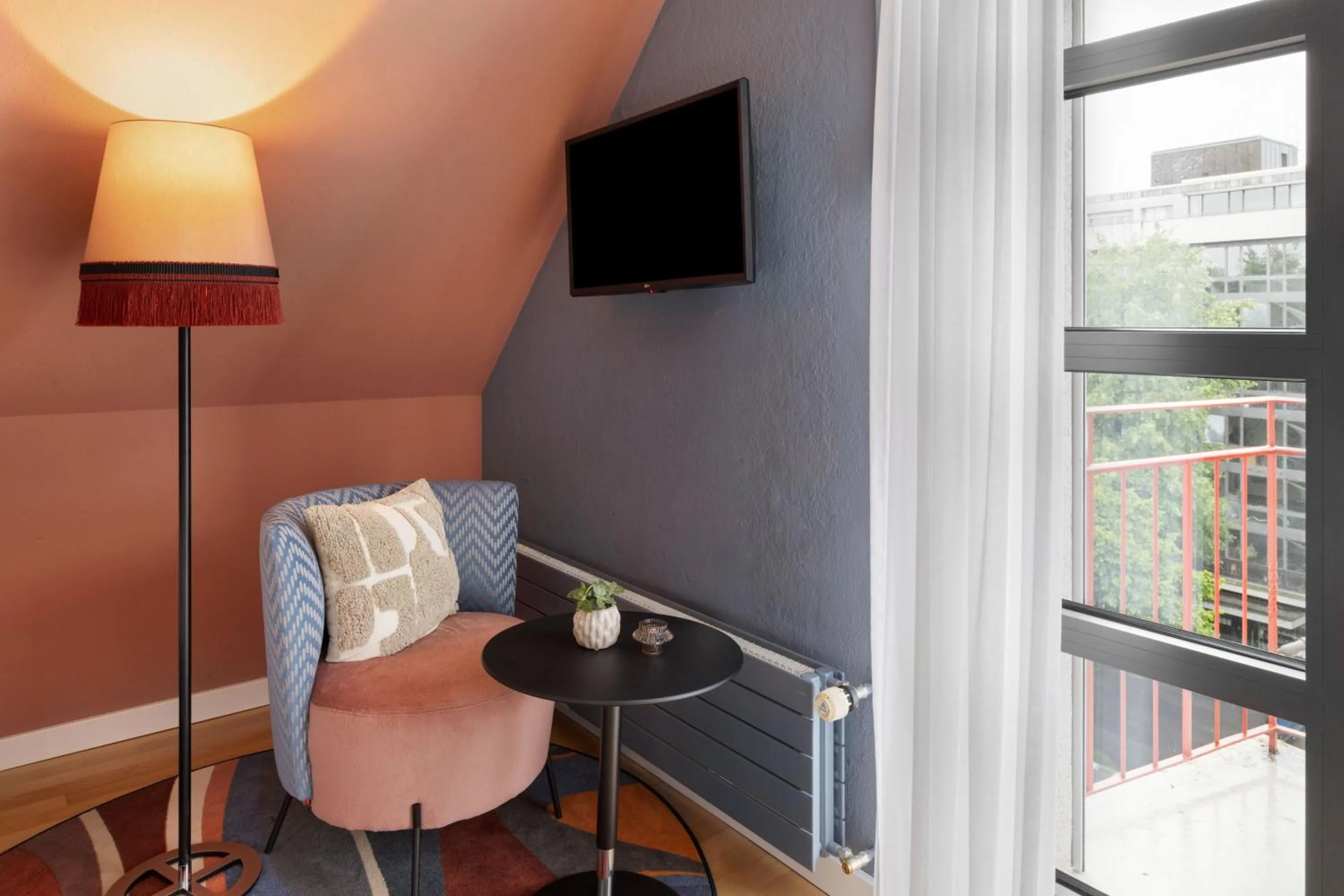 Seating area in Hotel La Pergola