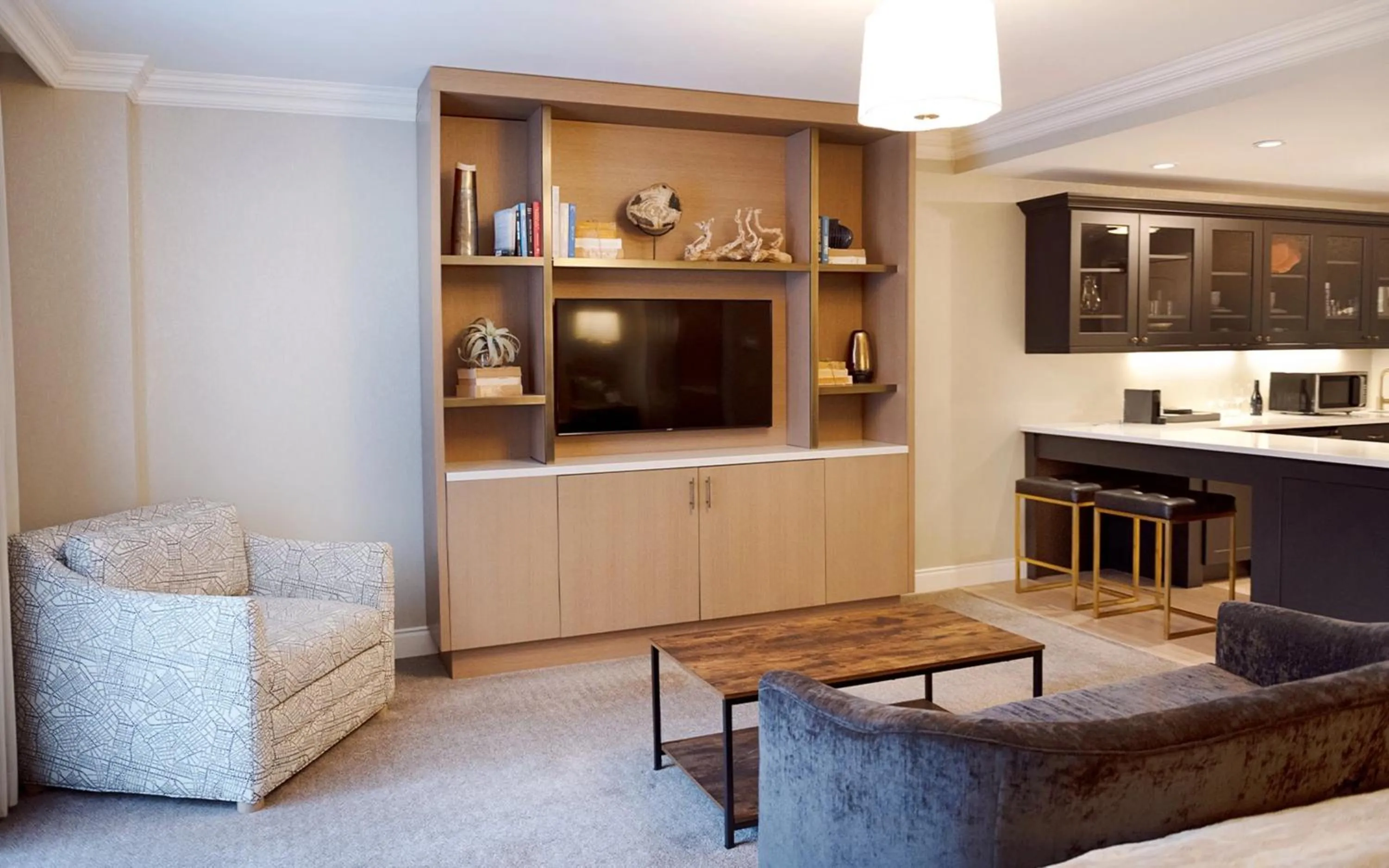 Living room in Delamar West Hartford