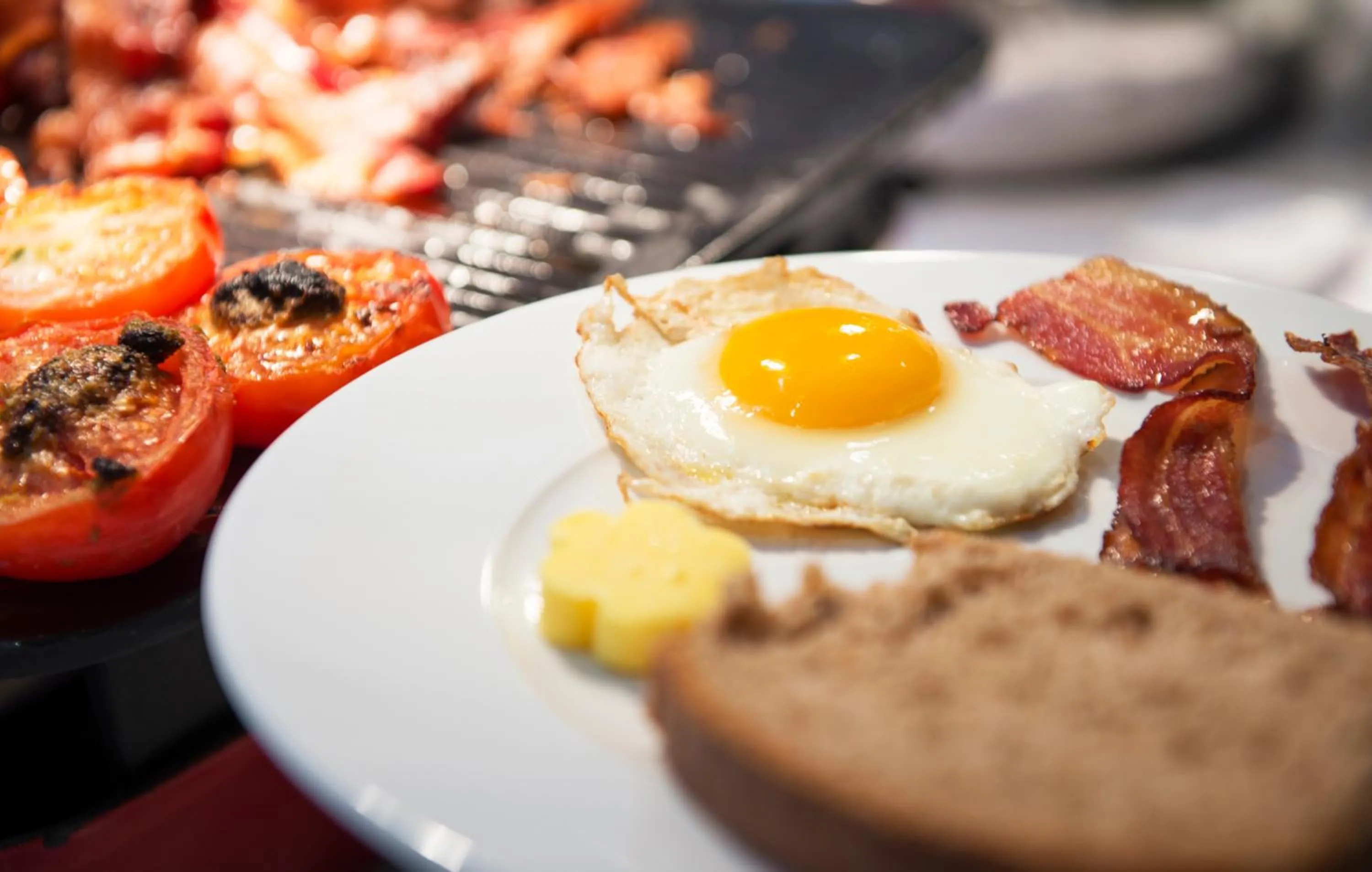 Buffet breakfast in Thon Hotel Parken