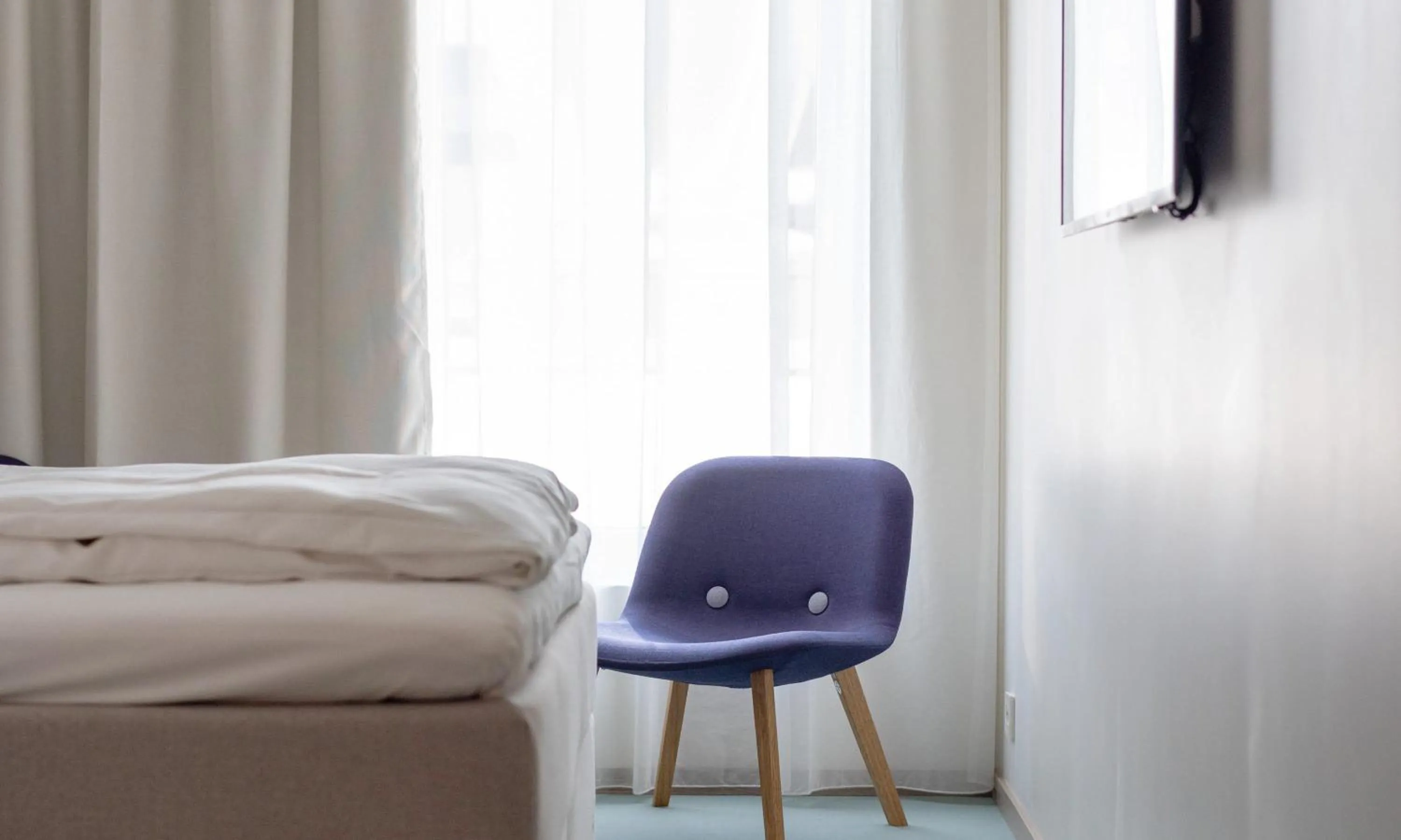 Seating area, Bed in Thon Hotel Parken