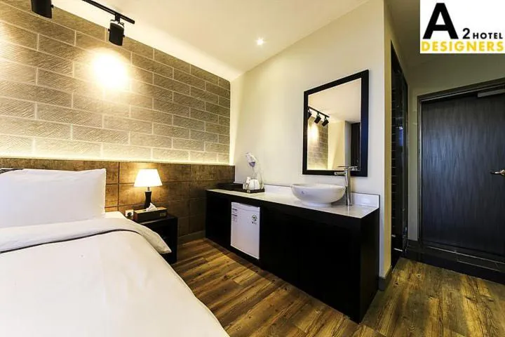 Bed in A2 Hotel Desingers