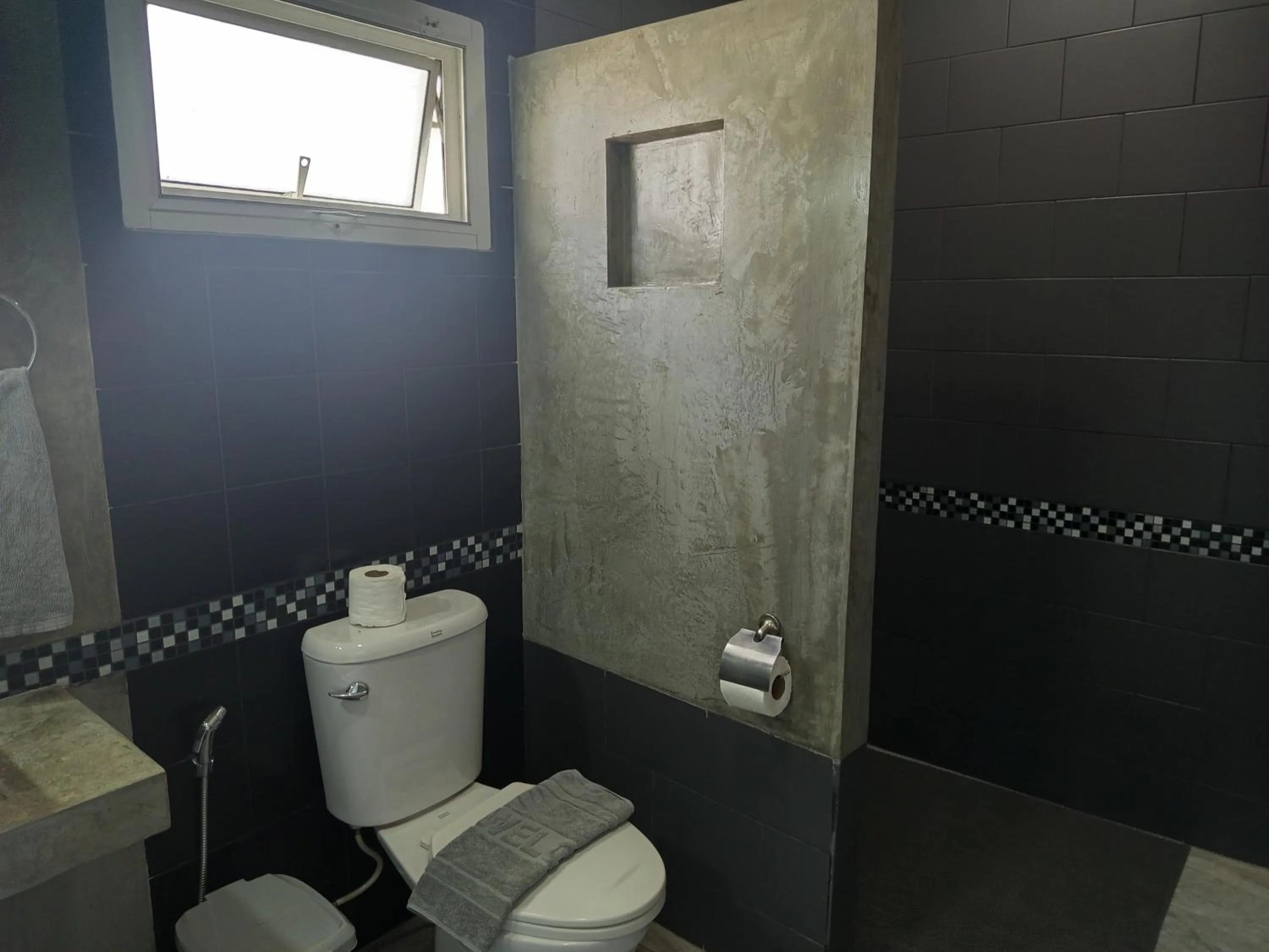 Shower in Villa Rajapruek Exclusive Entire Private 3 Villas rental near Airport