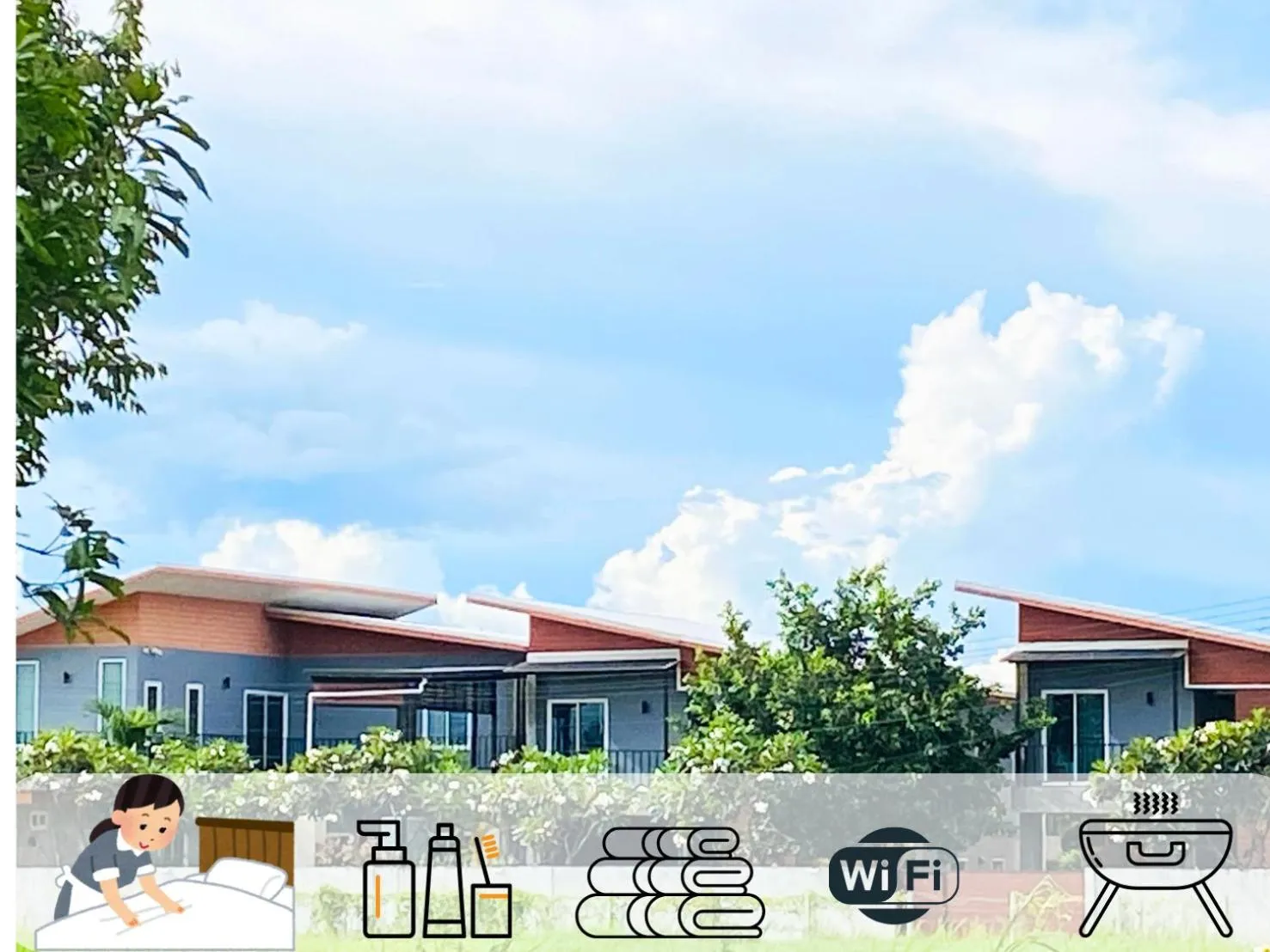 Villa Rajapruek 3 Villa Estates For A Private Group Near Airport