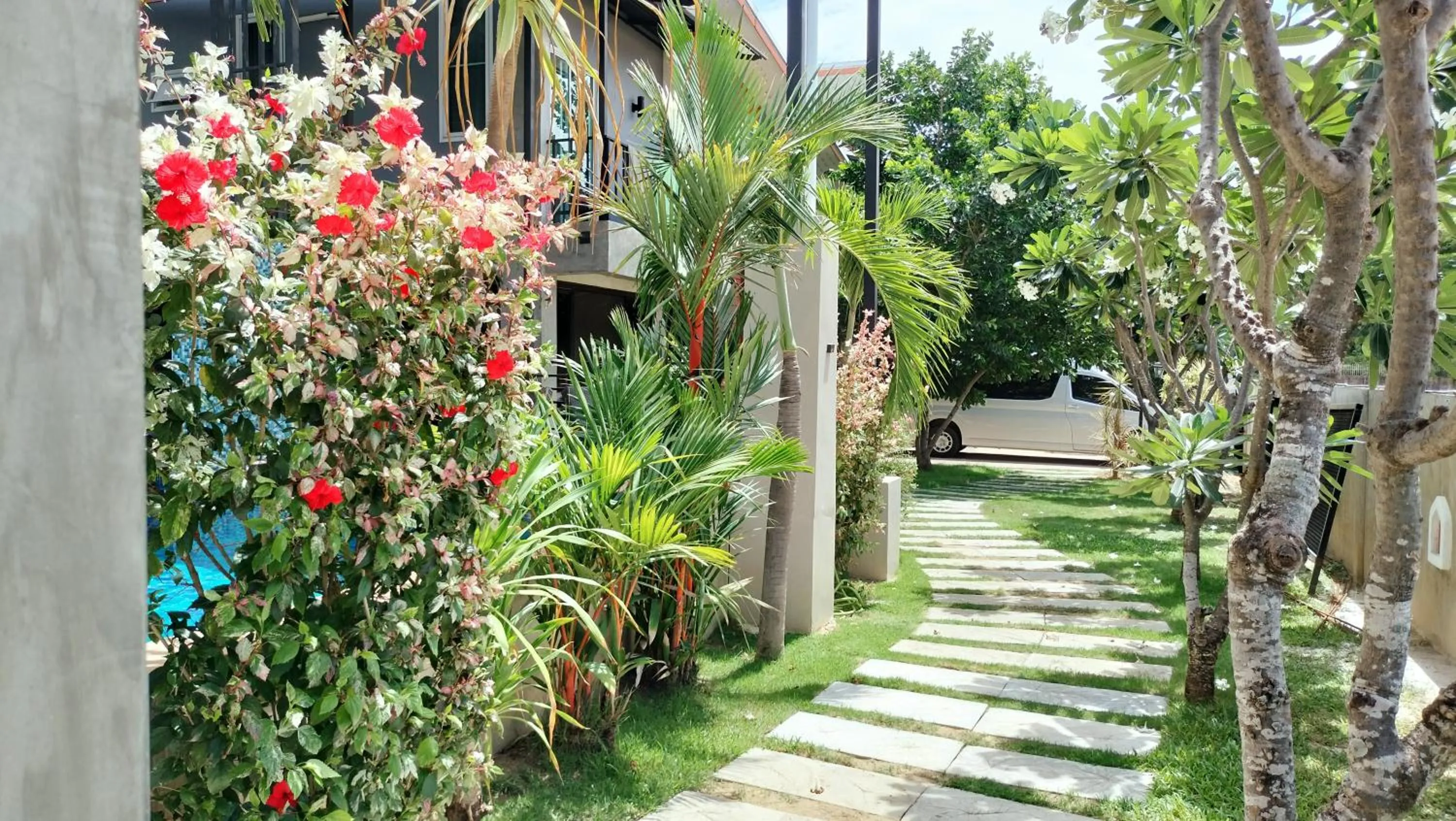 Garden in Villa Rajapruek Exclusive Entire Private 3 Villas rental near Airport