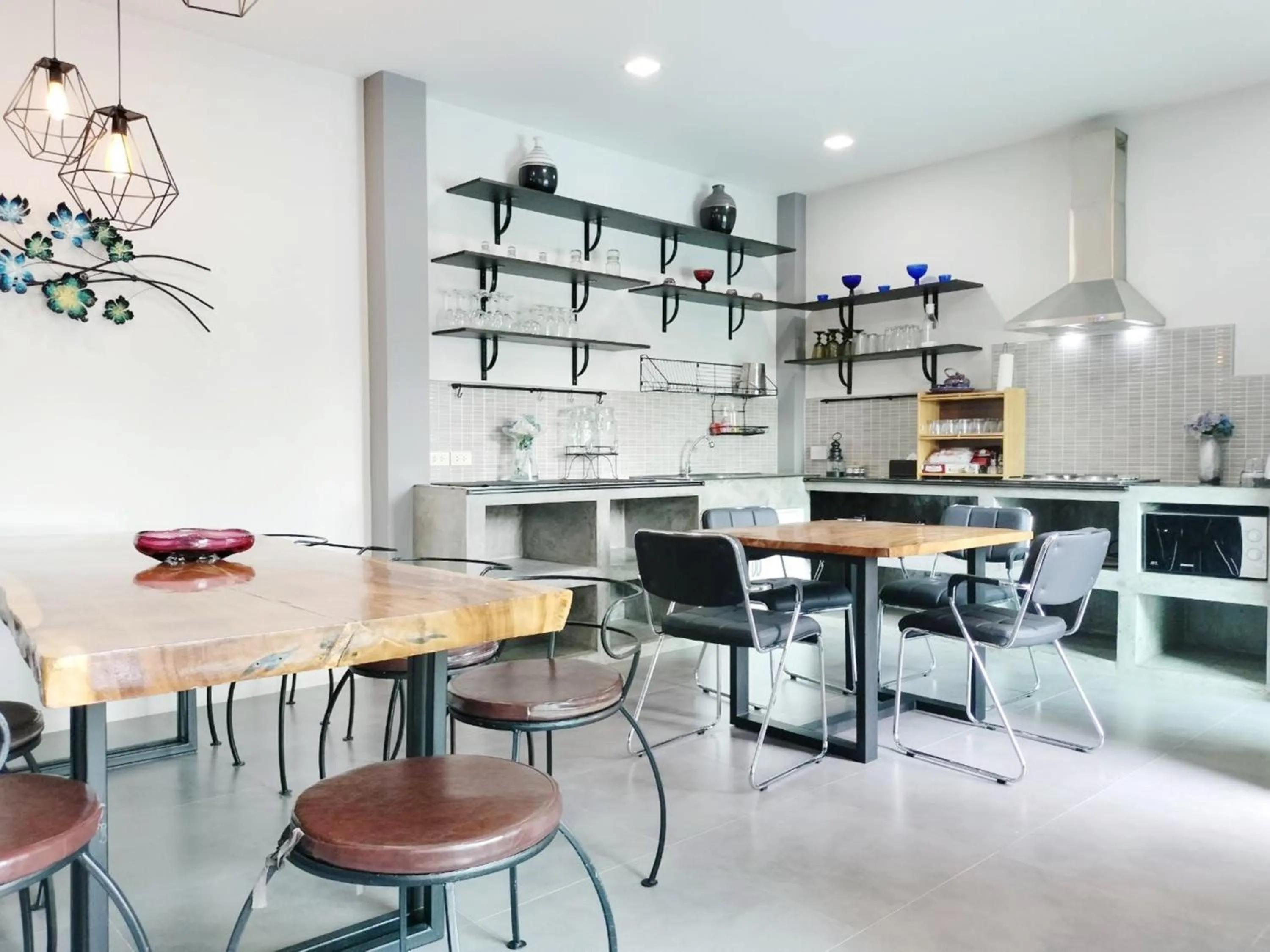 Kitchen or kitchenette in Villa Rajapruek Exclusive Entire Private 3 Villas rental near Airport