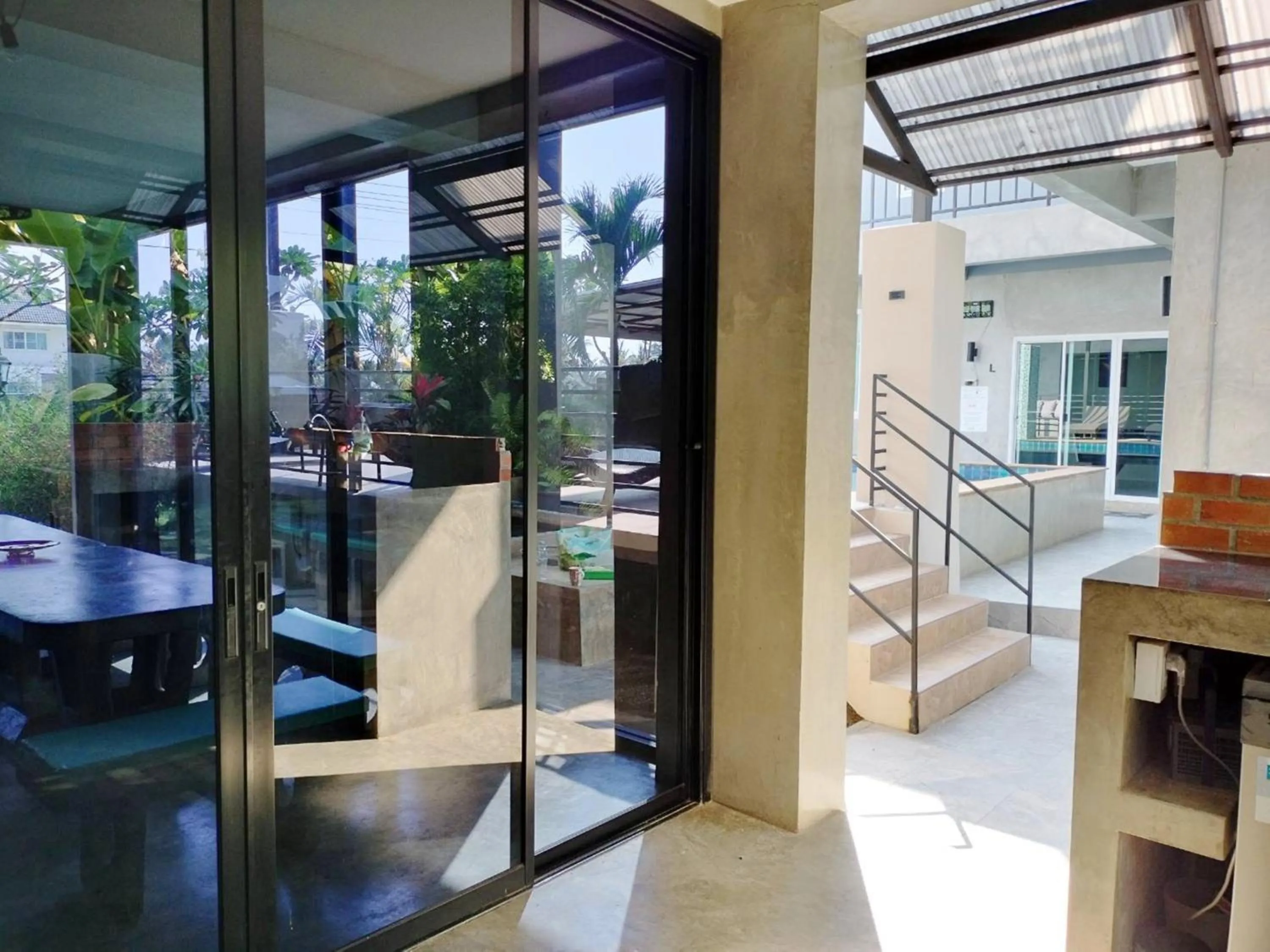 Dining area in Villa Rajapruek Exclusive Entire Private 3 Villas rental near Airport