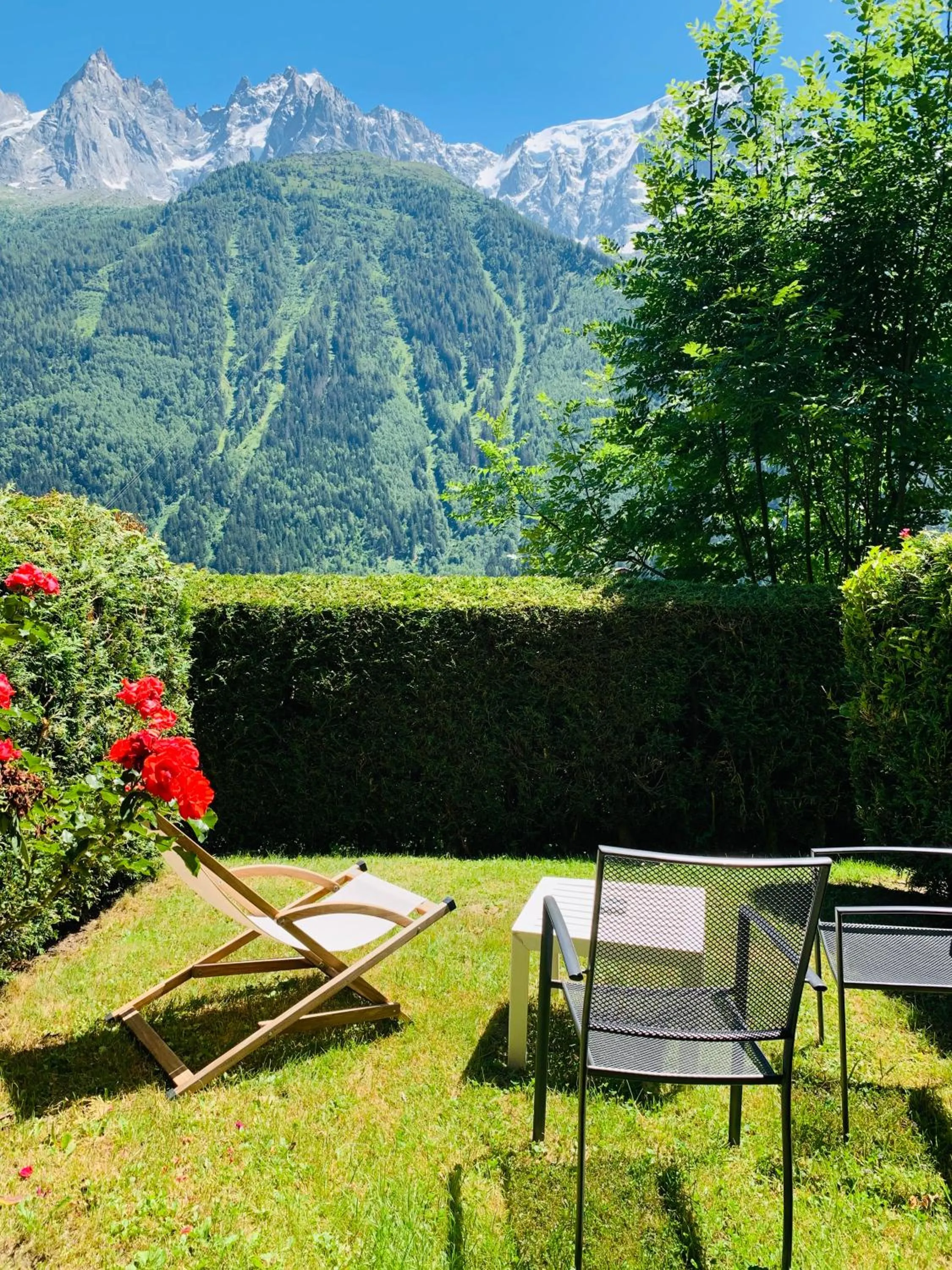 Garden in Auberge du Bois Prin