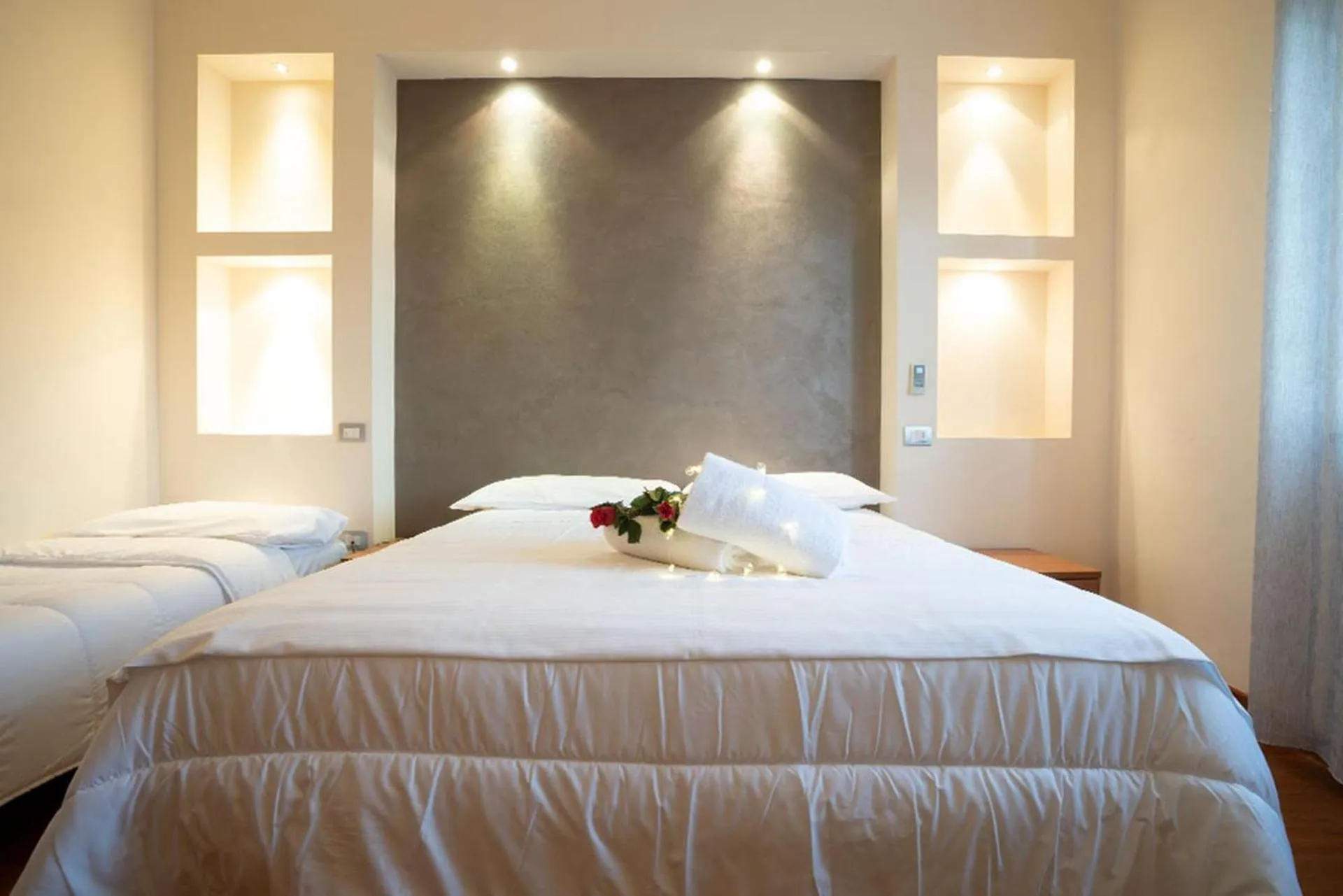 Bed in Le Grazie Hotel