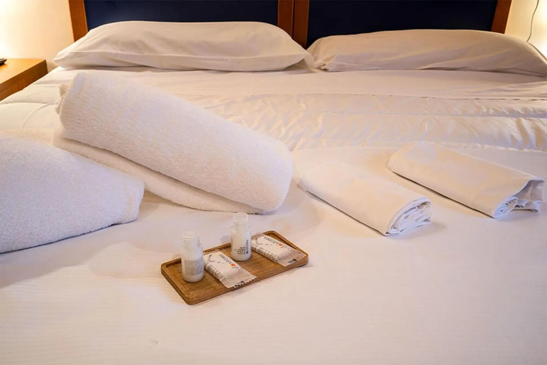 Bed in Le Grazie Hotel