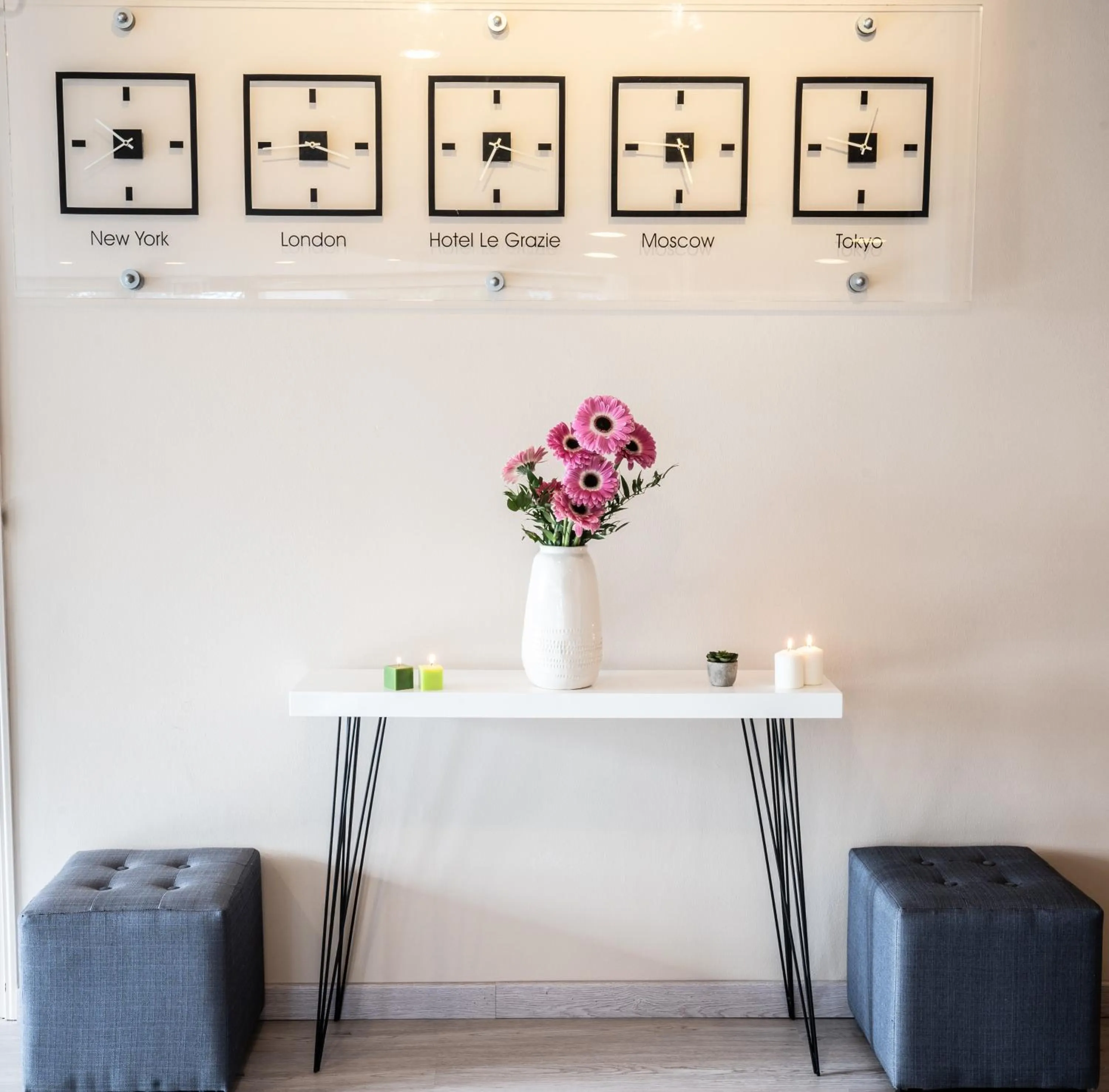 Lobby or reception in Le Grazie Hotel